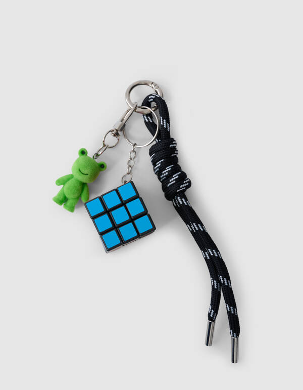 Kikker Sleutelhanger Donkergroen SHOEBY ACCESSOIRES