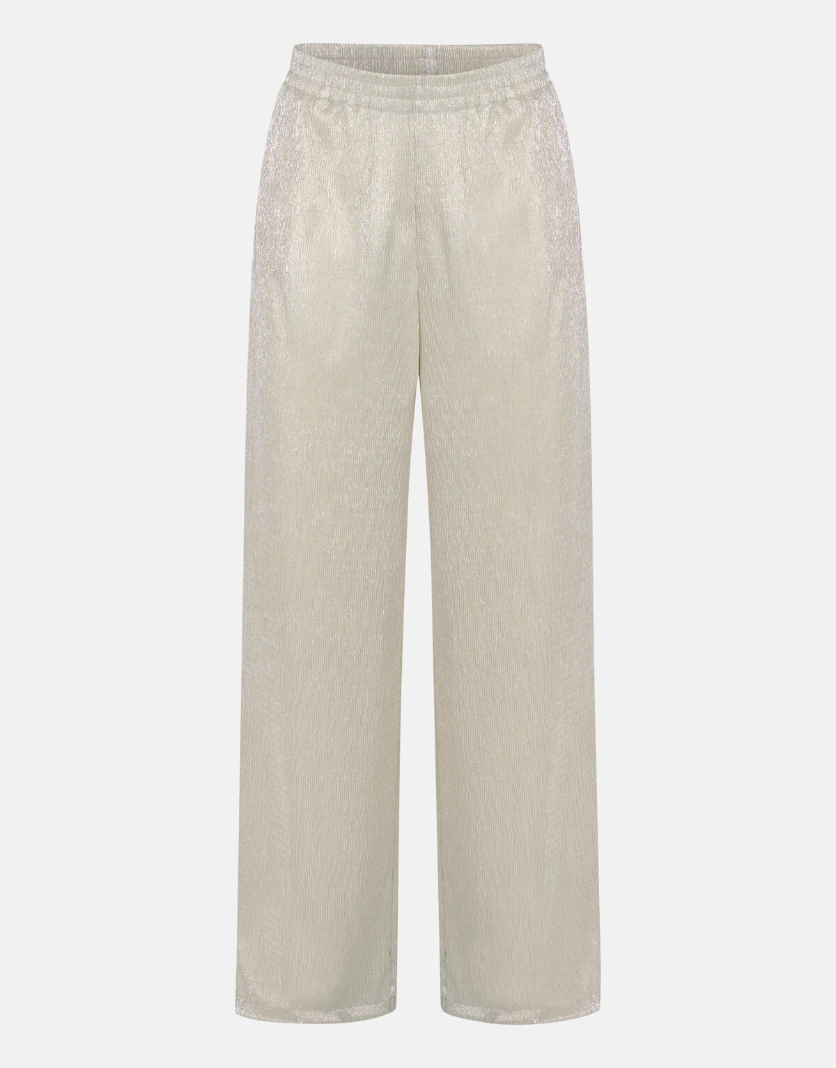 Crinkle Lurex Broek Zilver SHOEBY WOMEN