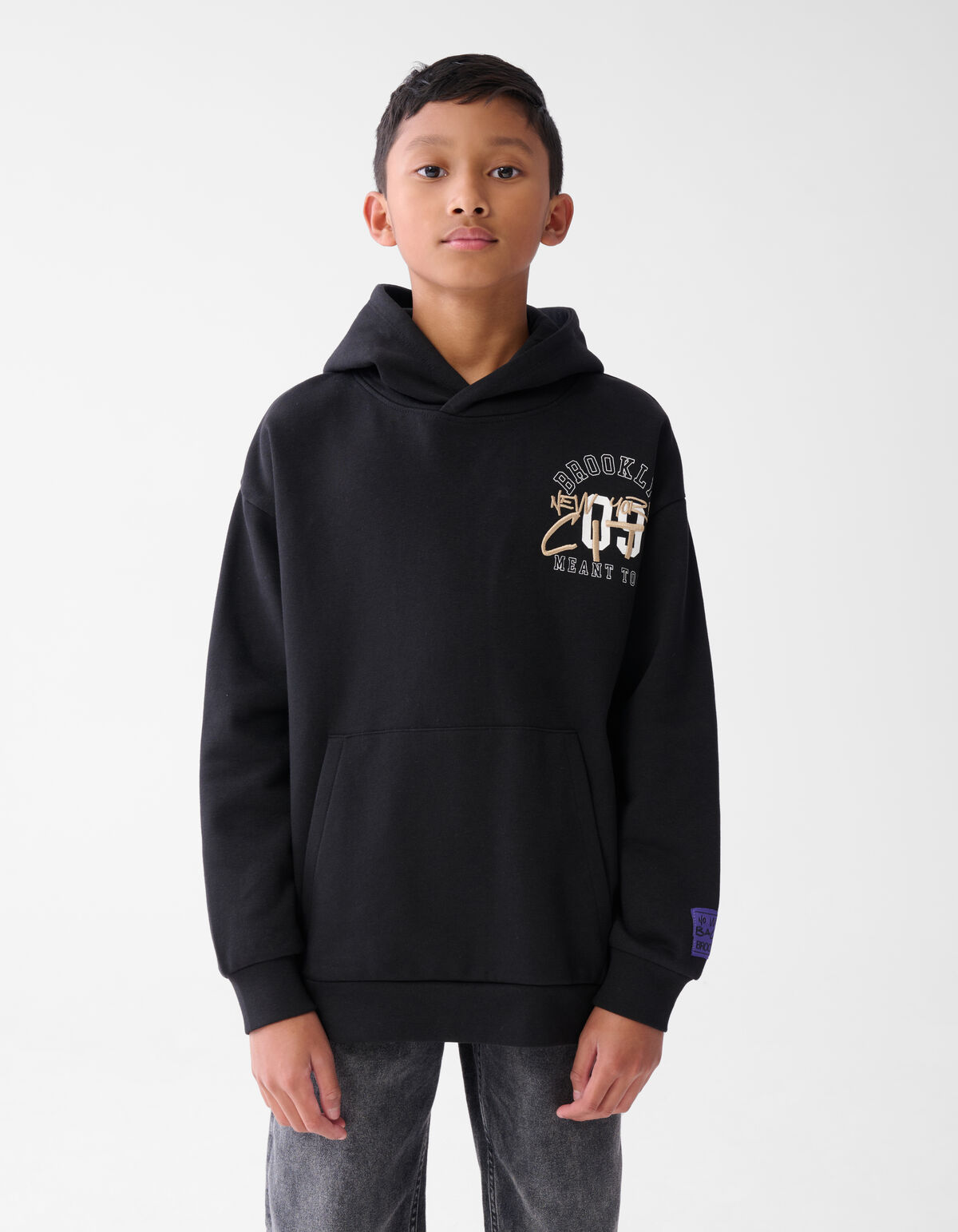 Artwork Hoodie Zwart SHOEBY BOYS