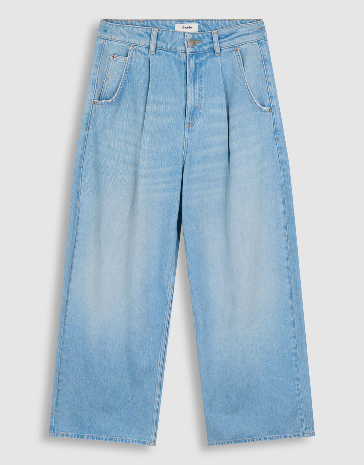 Wide Leg Jeans Bleached SHOEBY WOMEN