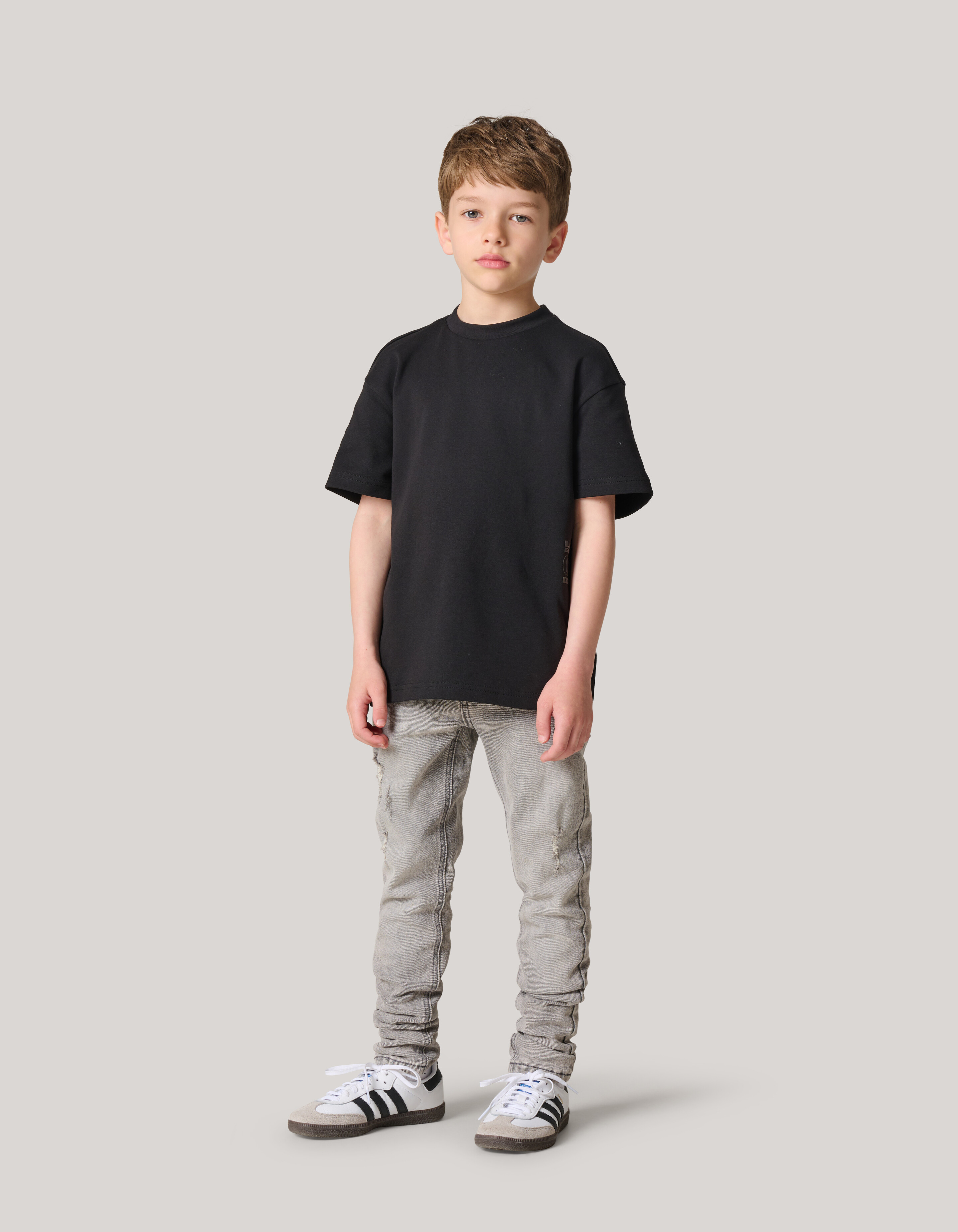 Heavy Basis T-shirt Zwart SHOEBY BOYS