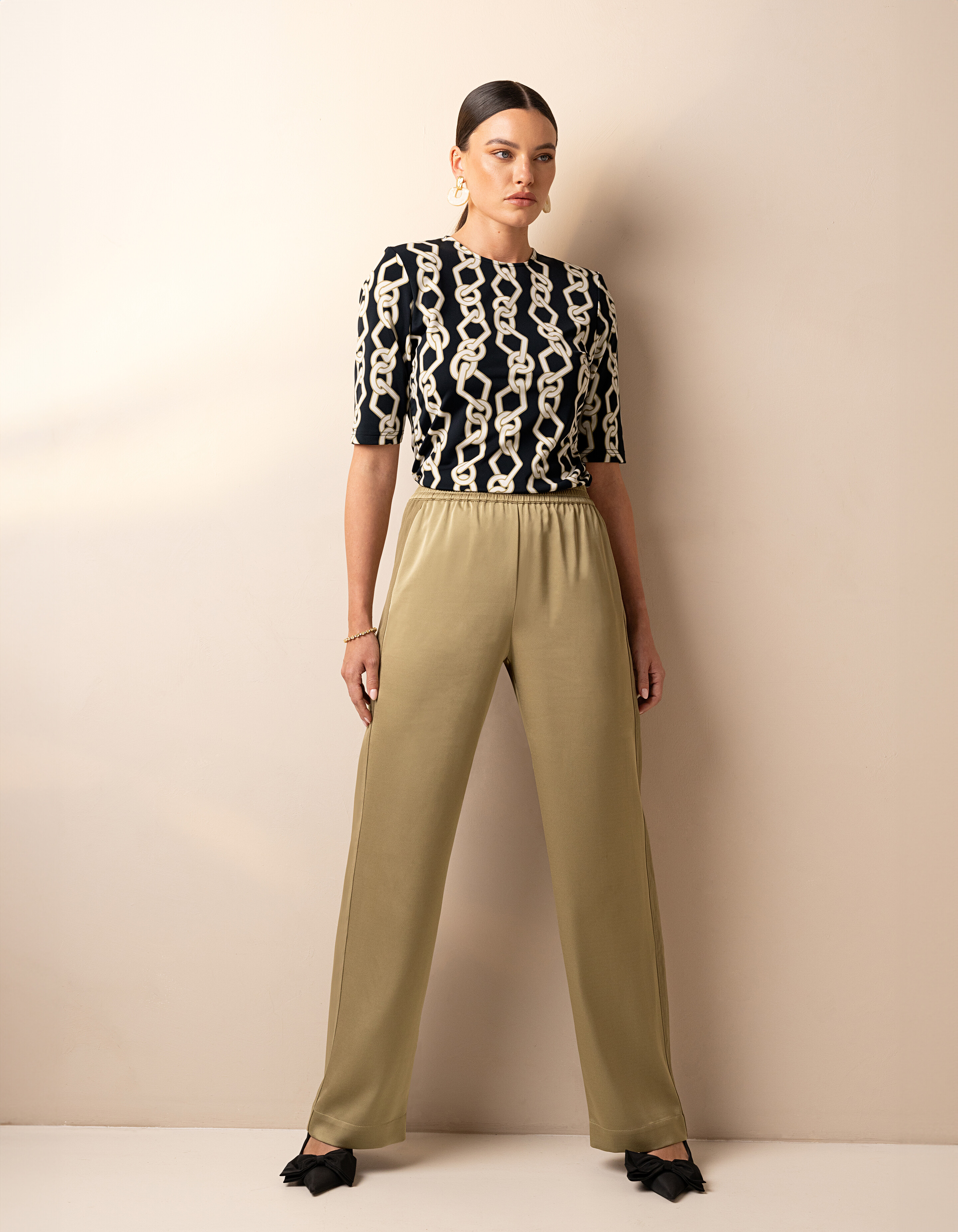 Inside Out Broek Groen By Mieke SHOEBY WOMEN