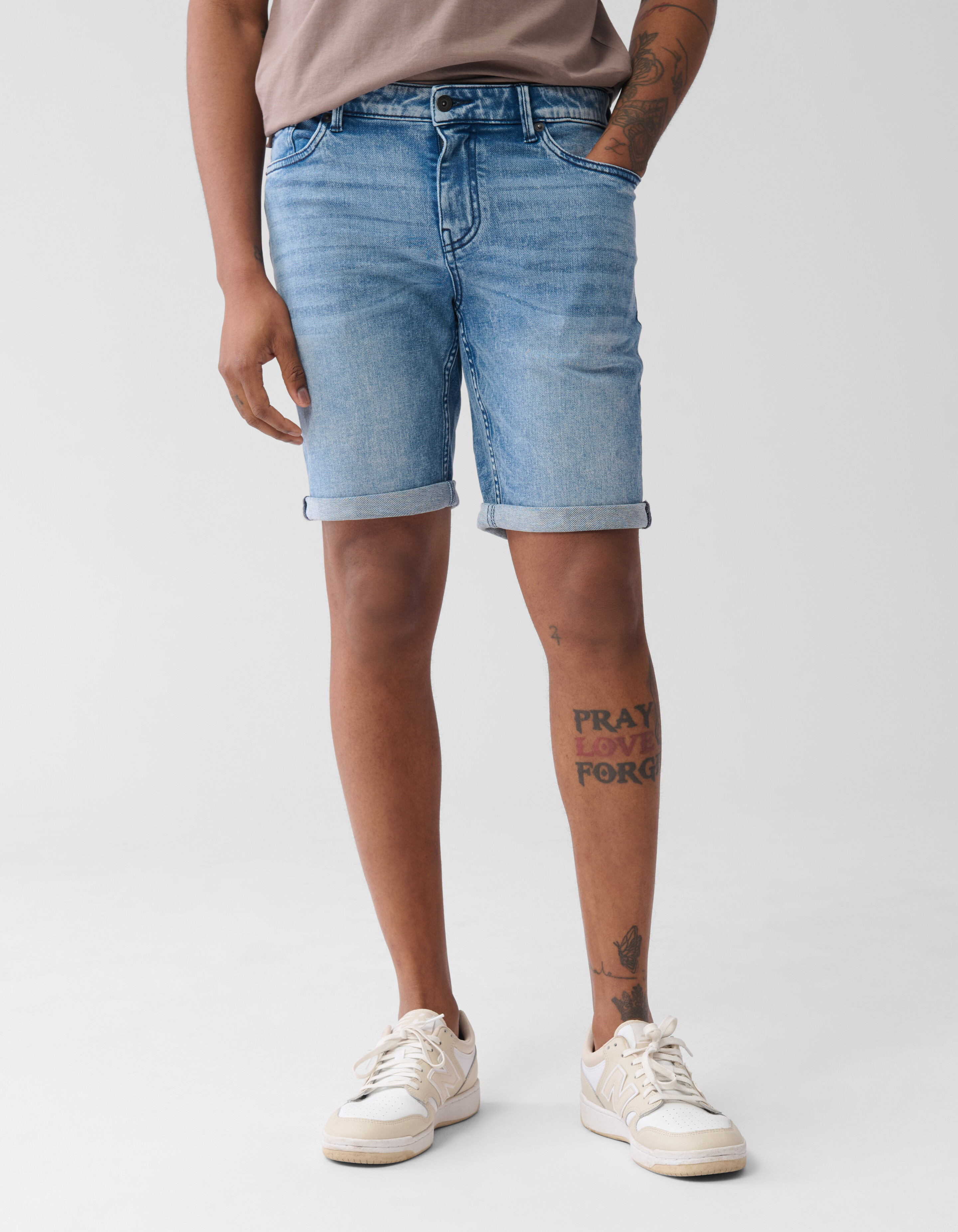 Denim Short Donkerblauw SHOEBY MEN