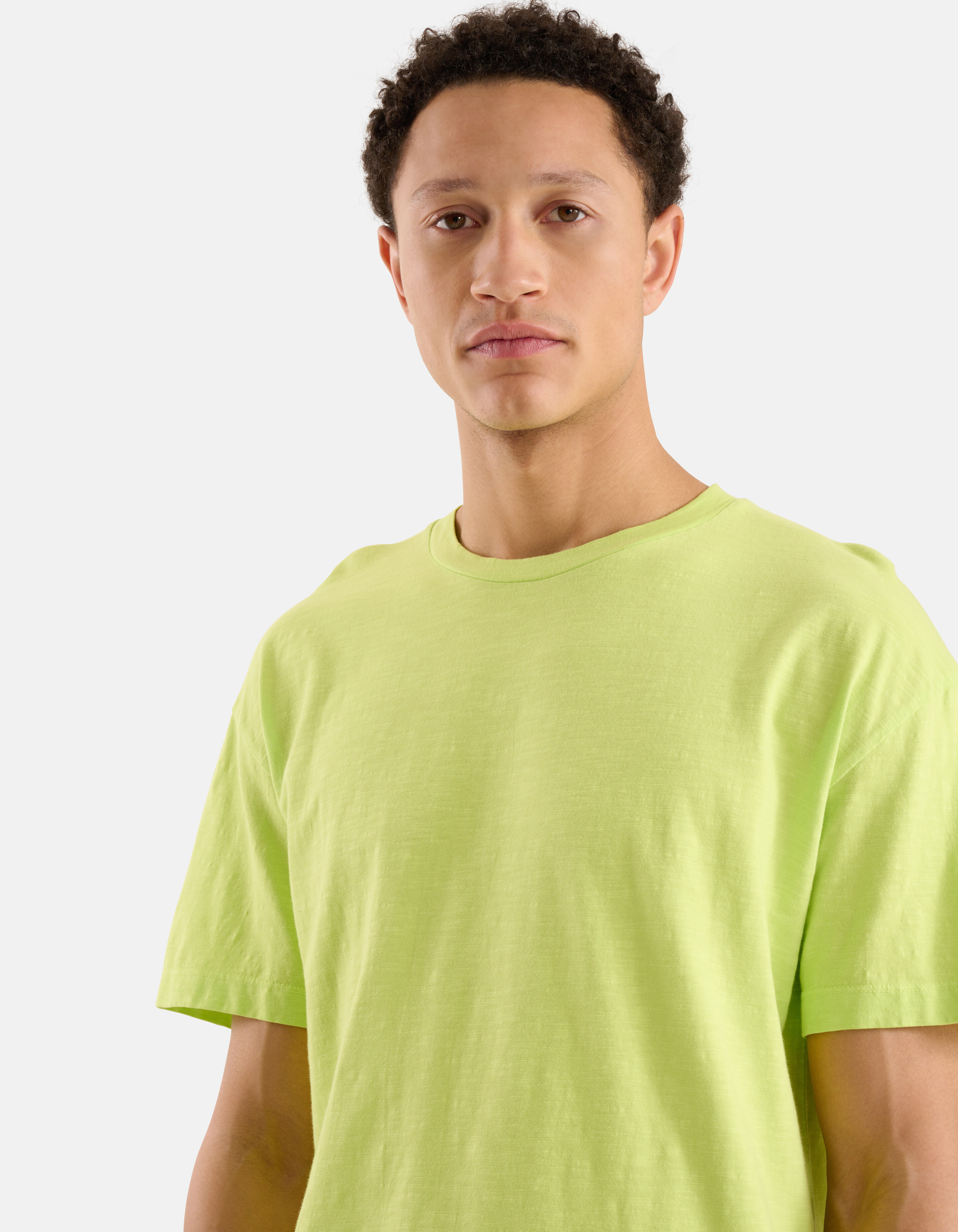 Jersey T-shirt Fel Groen SHOEBY MEN