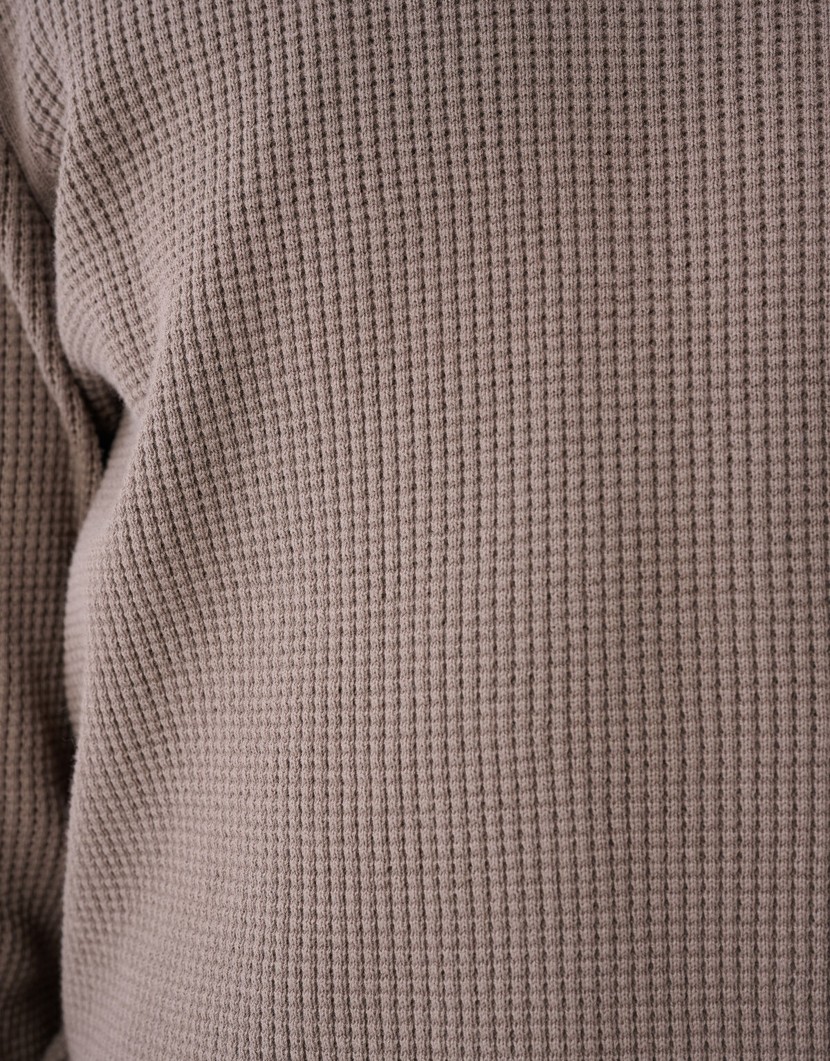 Gebreide Waffle Trui Taupe SHOEBY MEN