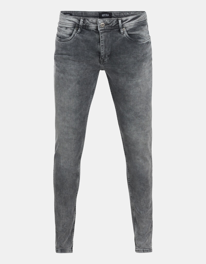 Leroy Skinny Grey Jeans L36