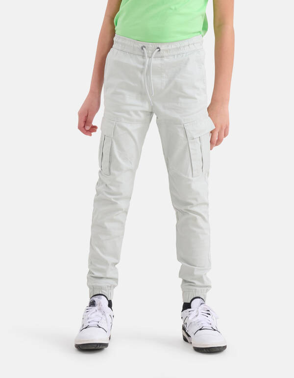 Cargo Broek Lichtgrijs SHOEBY BOYS