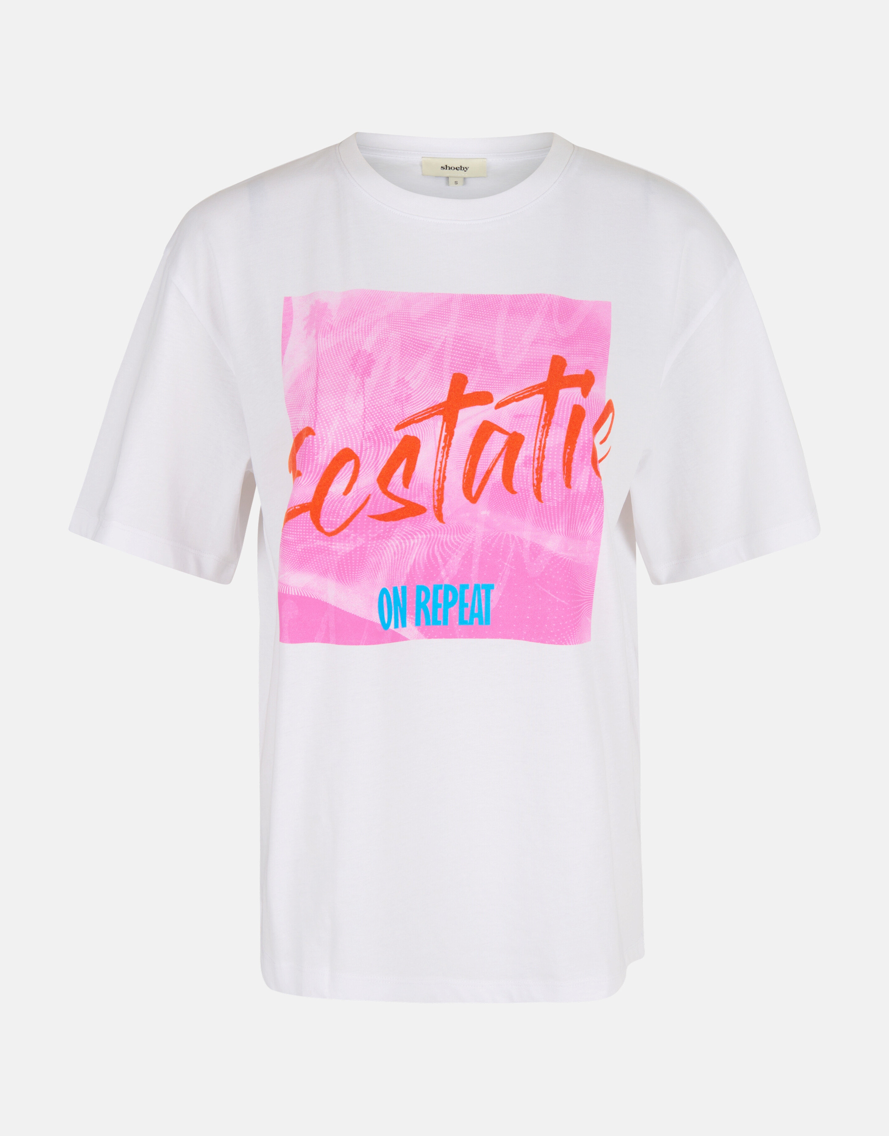Artwork T-shirt Wit SHOEBY WOMEN