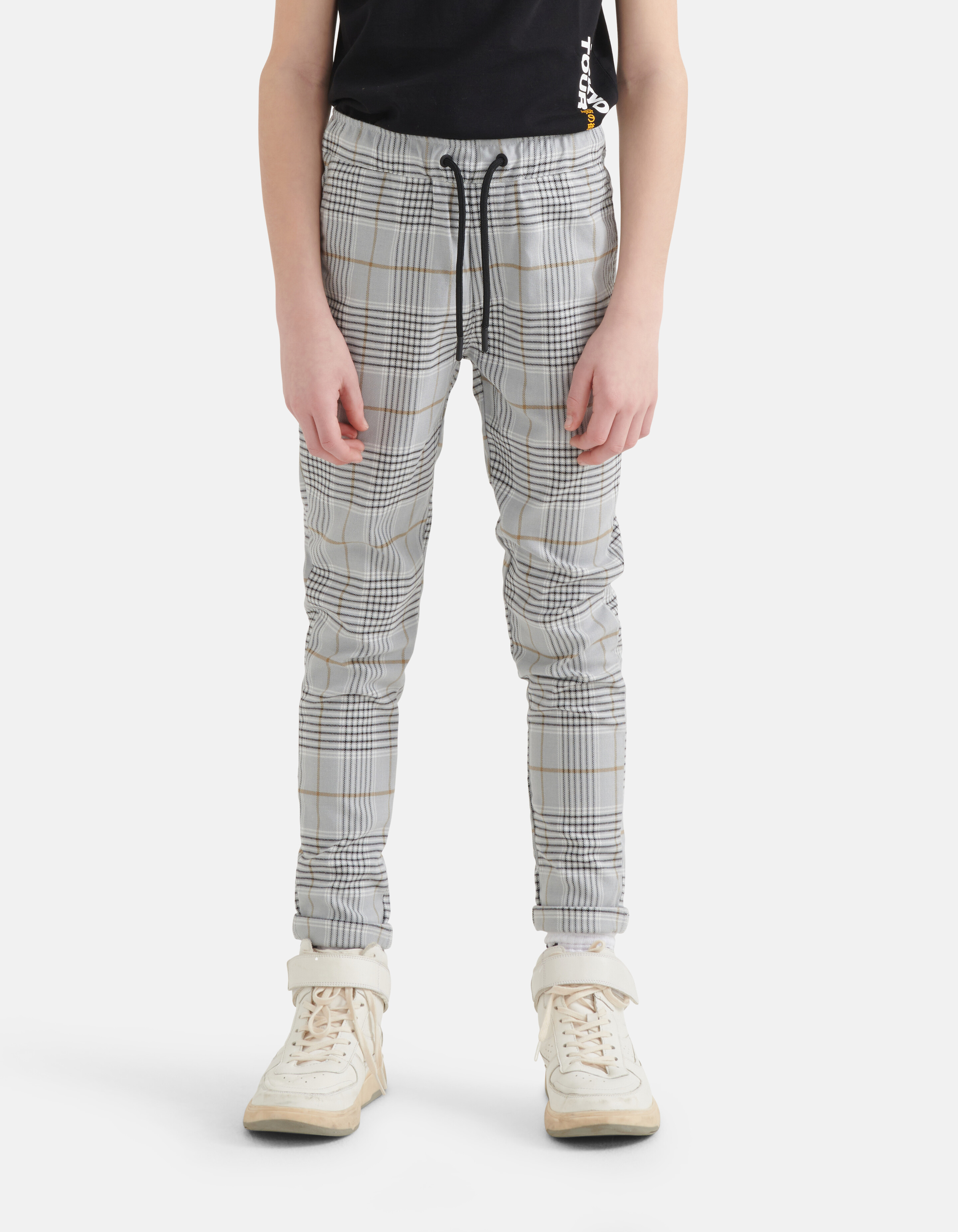 Geruiten Broek Grijs SHOEBY BOYS