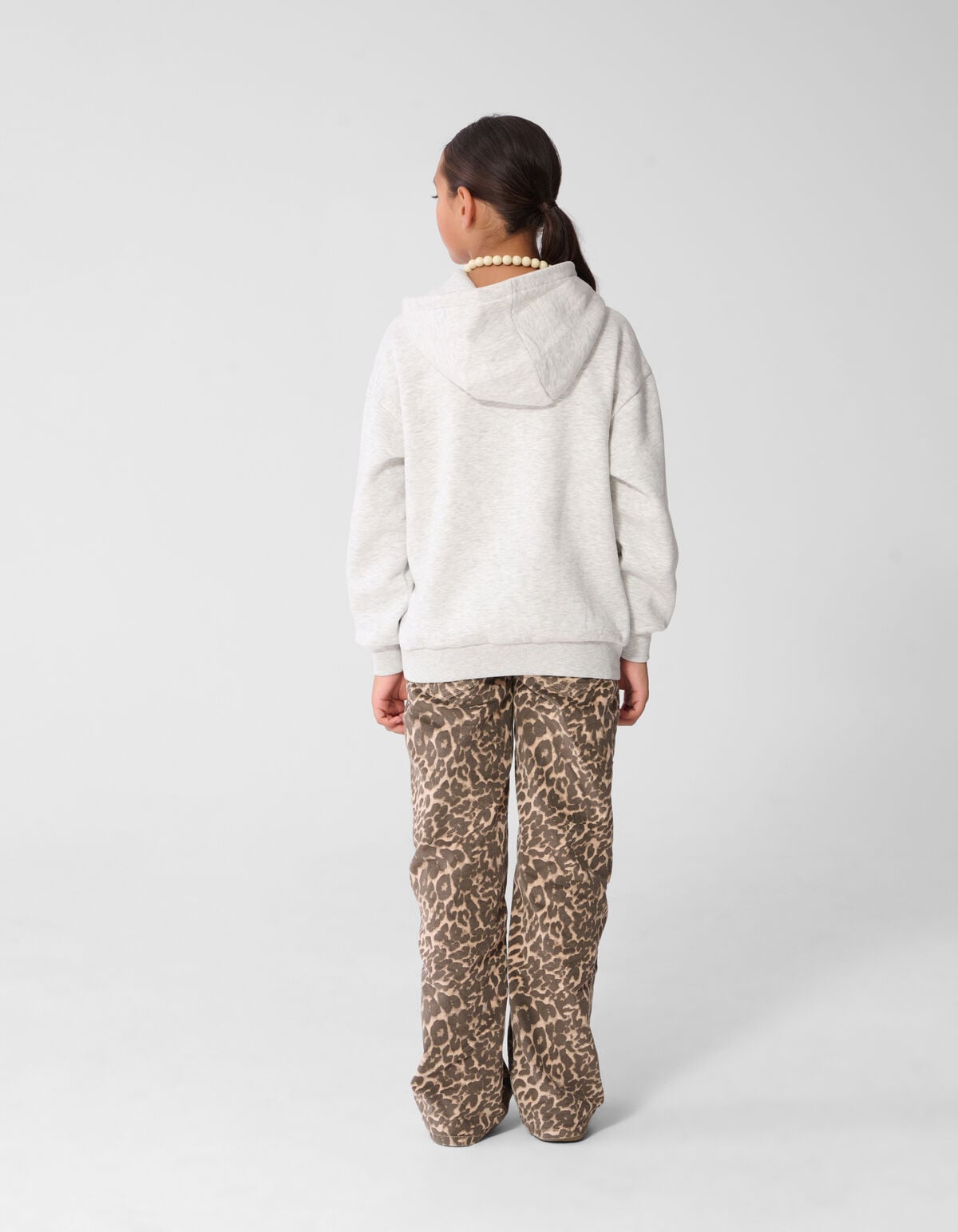 Magazine Hoodie Lichtgrijs SHOEBY GIRLS