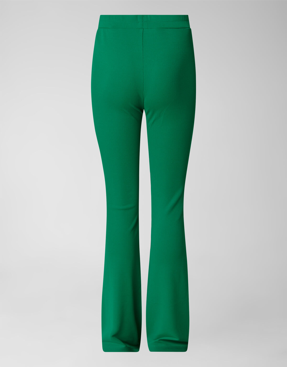Rib Flared Legging Groen SHOEBY GIRLS