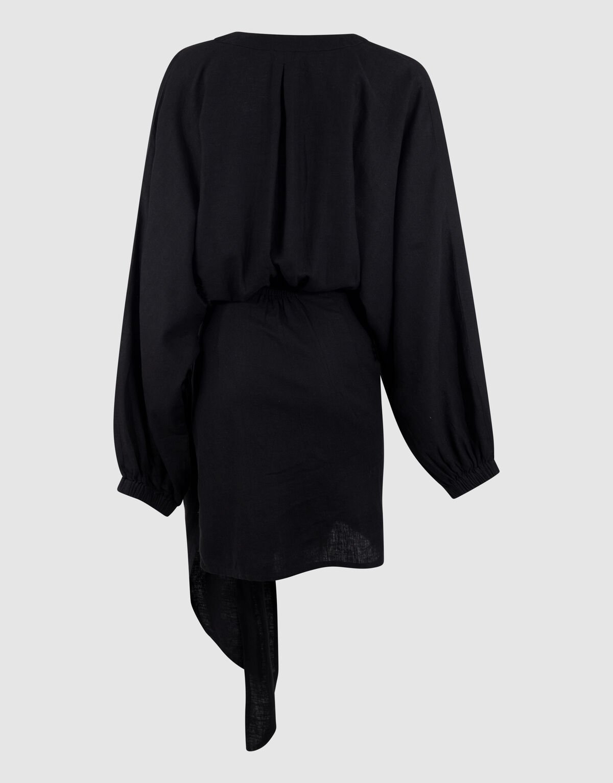 Overslag Mini Jurk Zwart By Lonneke SHOEBY WOMEN