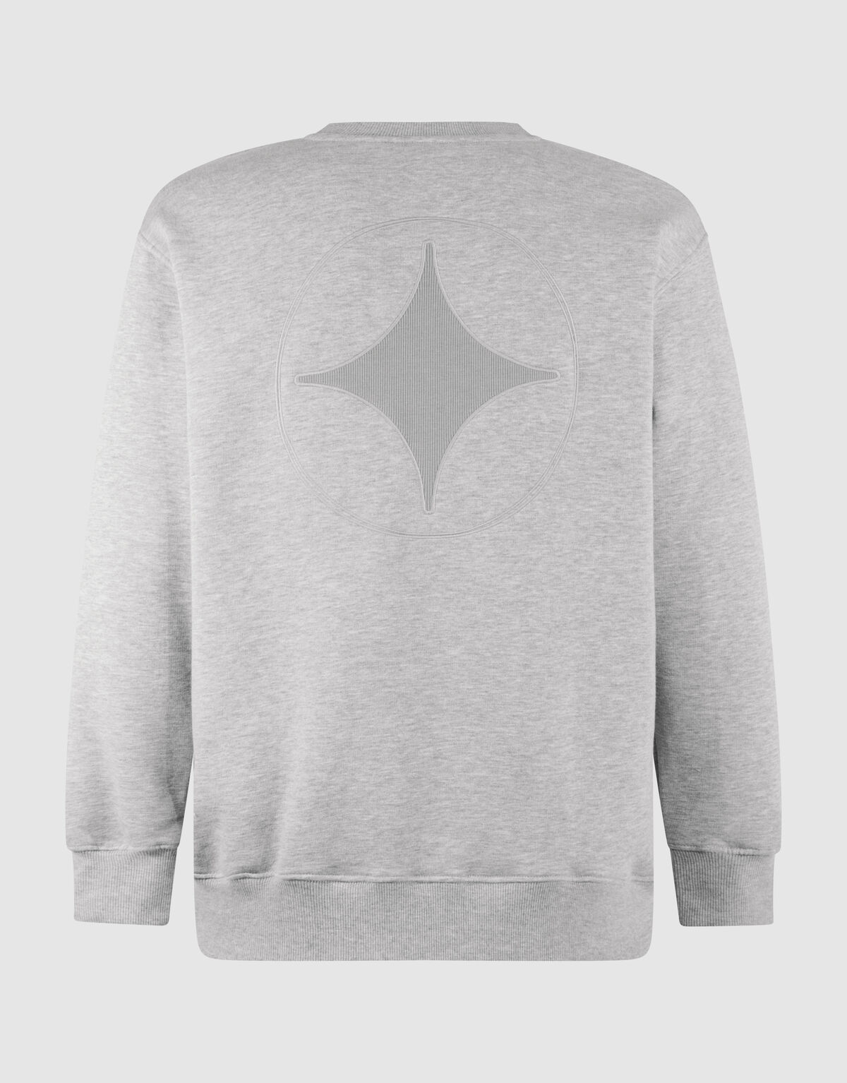 Rib Spark Sweater Lichtgrijs SHOEBY MEN