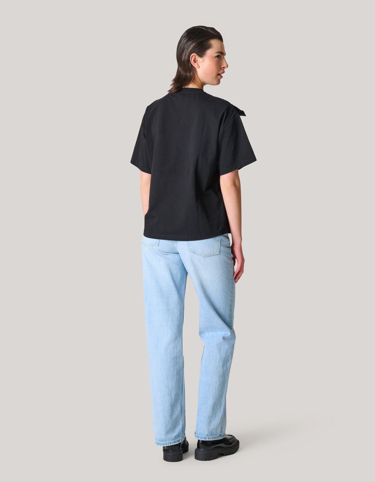 Strik T-shirt Zwart SHOEBY WOMEN