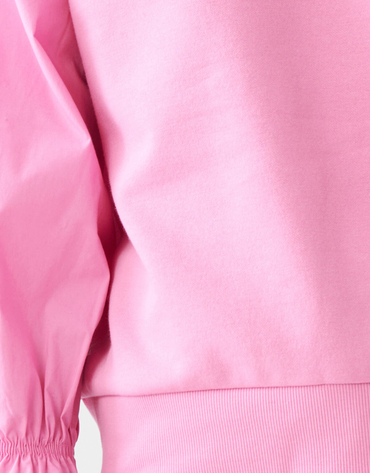 Poplin Sleeve Sweater Roze SHOEBY WOMEN