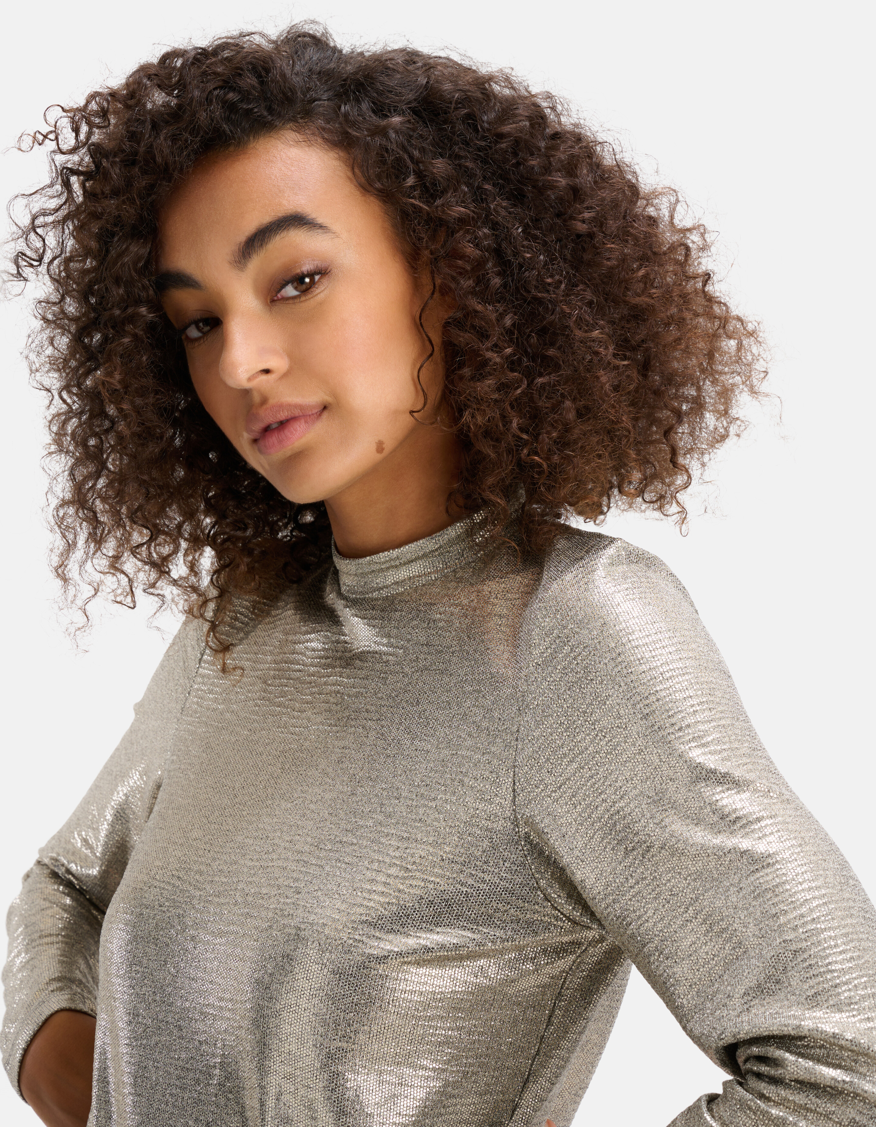 Coated Top Zilver SHOEBY WOMEN