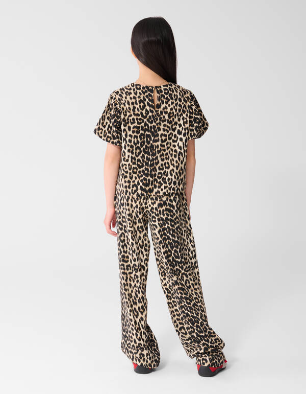 Leopard Twist Top Lichtbruin SHOEBY GIRLS