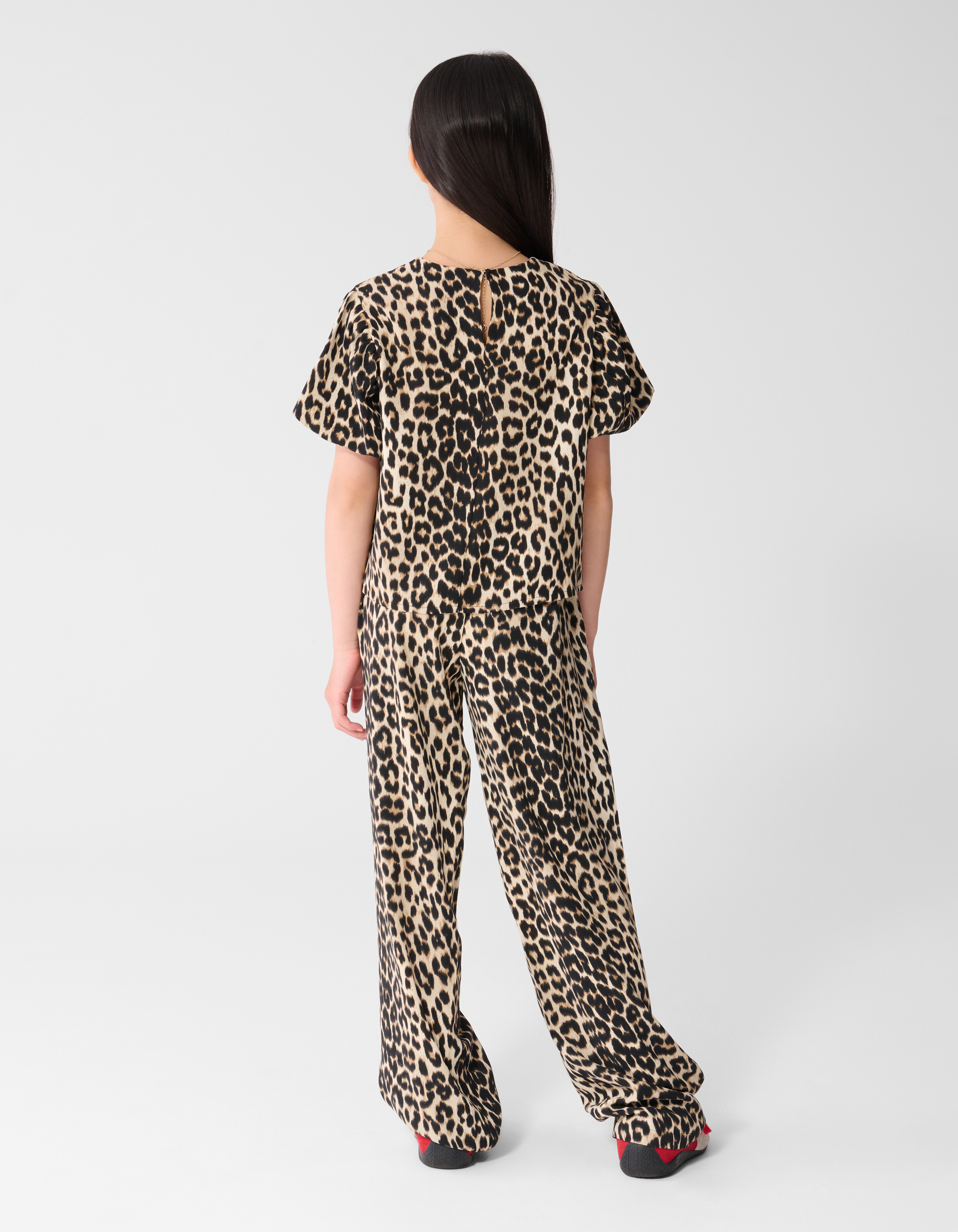 Leopard Twist Top Lichtbruin SHOEBY GIRLS