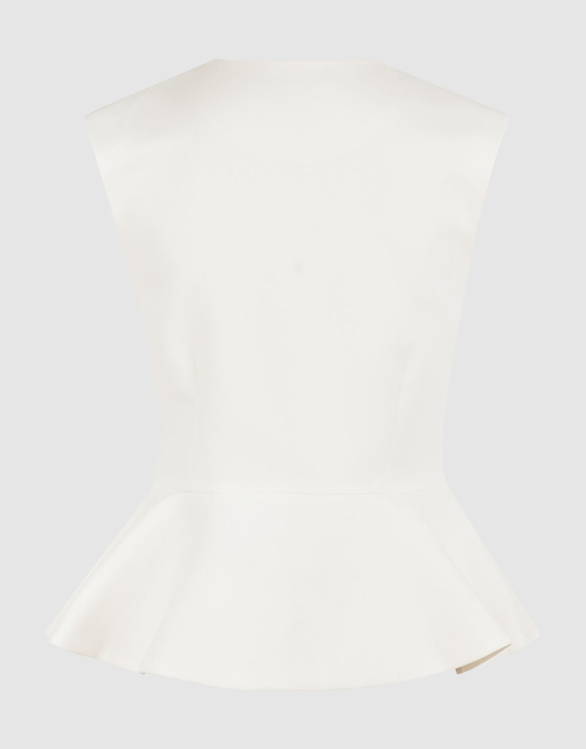 Peplum Gilet Wit SHOEBY WOMEN