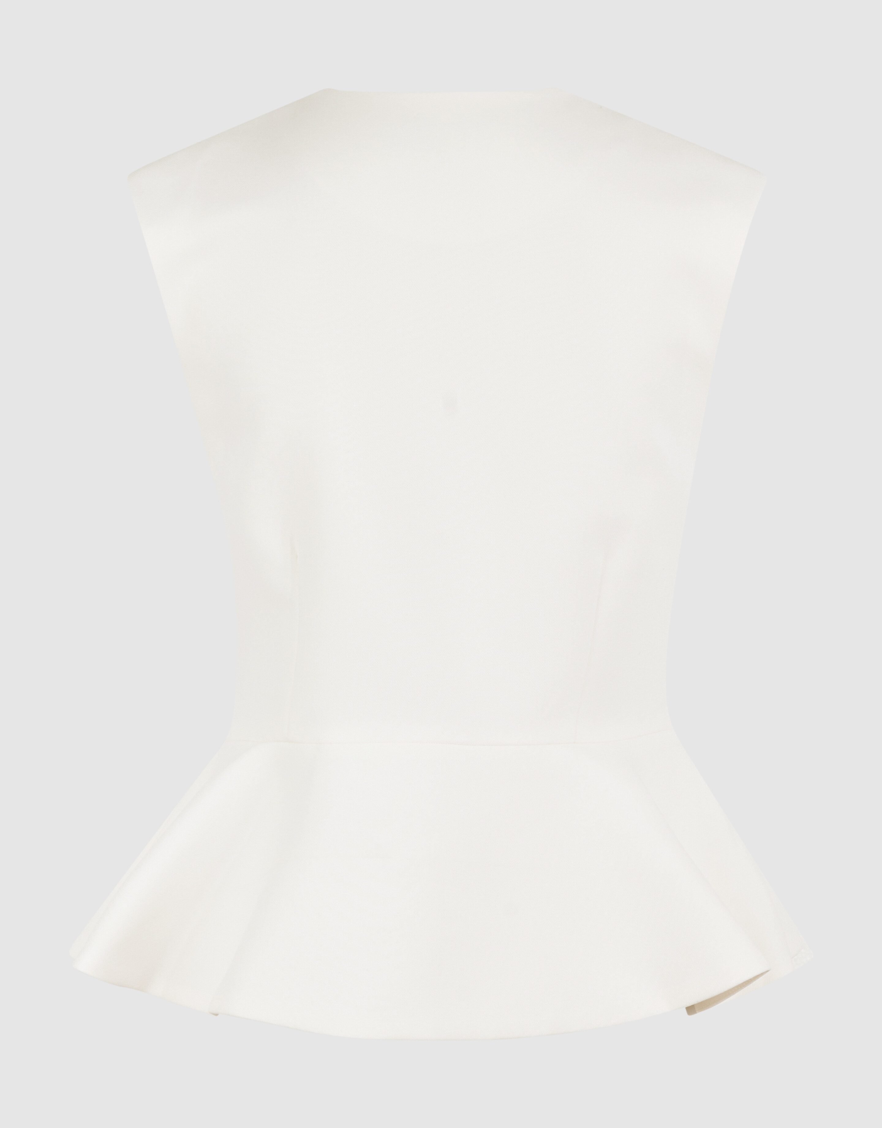 Peplum Gilet Wit SHOEBY WOMEN
