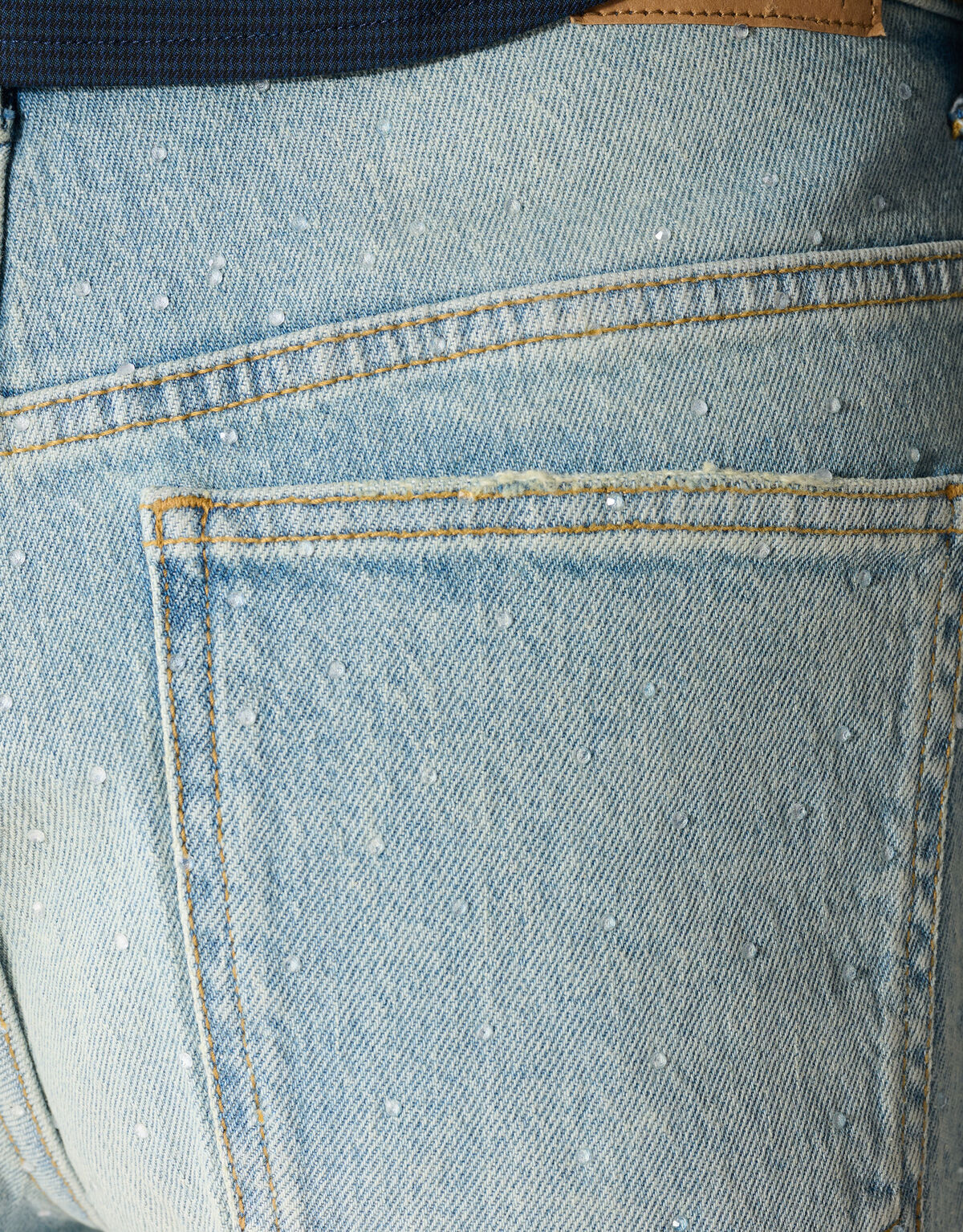 Strass Denim Short Lichtblauw SHOEBY WOMEN