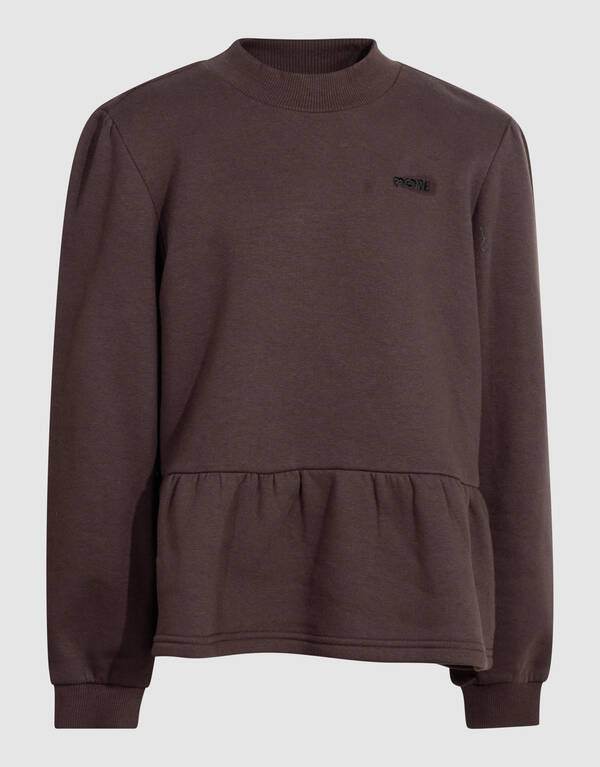 Sporty Sweater Donkerbruin SHOEBY BOYS