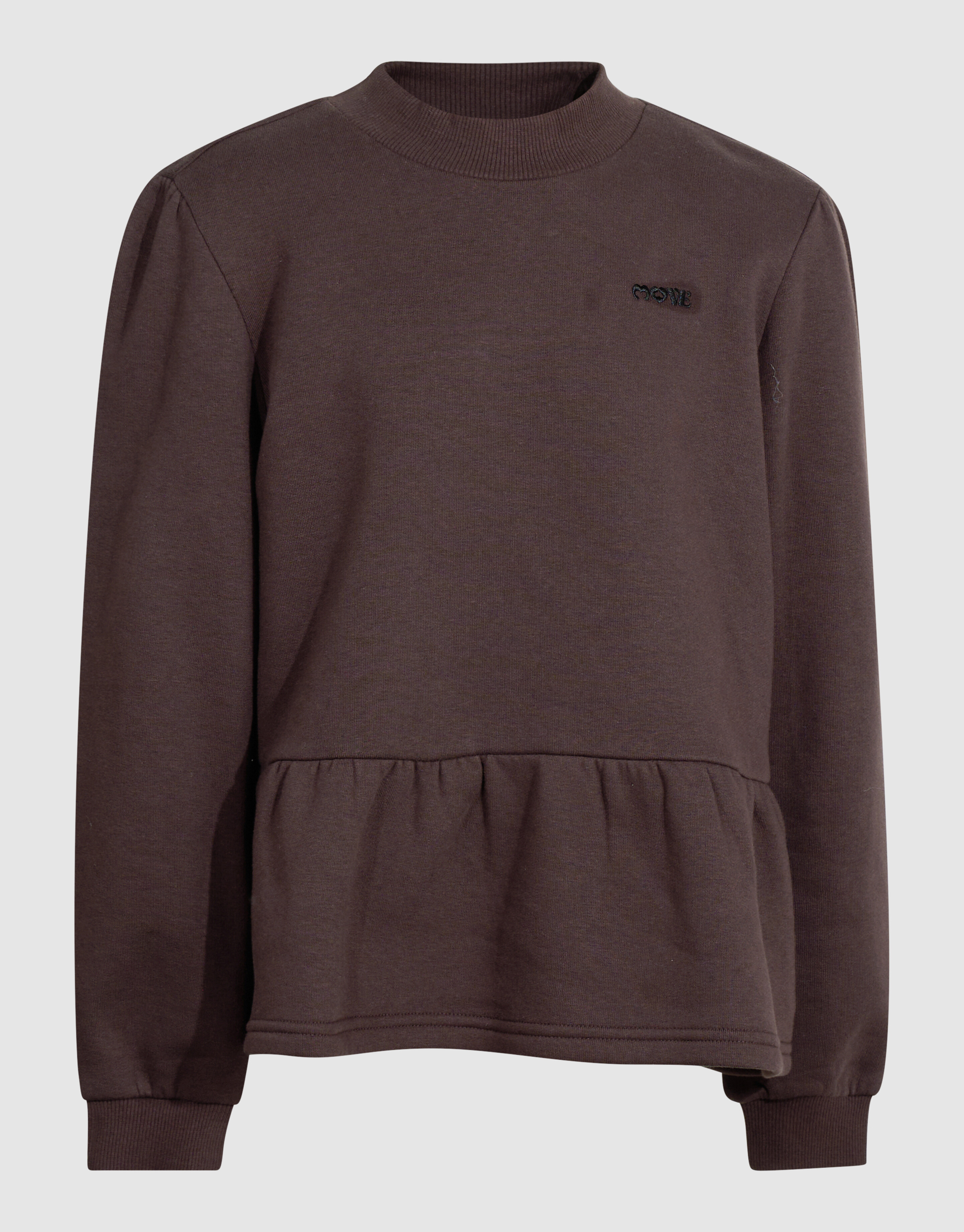 Sporty Sweater Donkerbruin SHOEBY BOYS