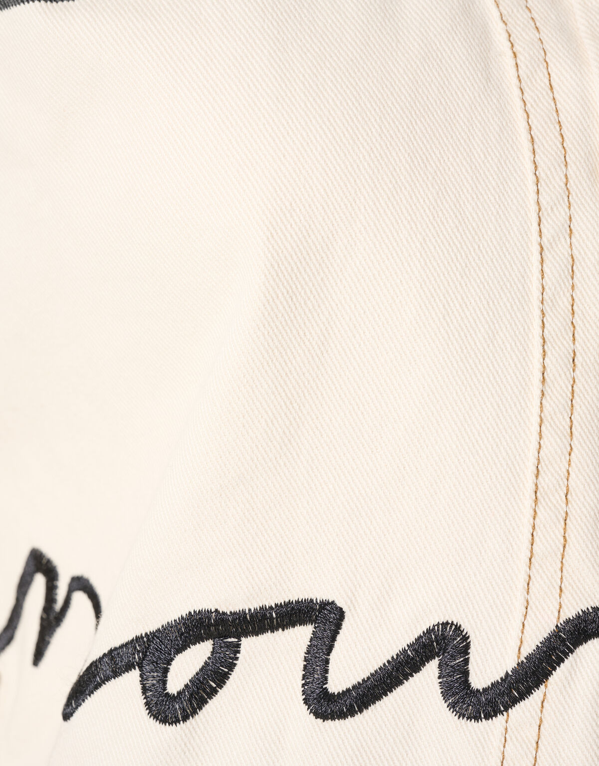 Printed Denim Jack Gebroken Wit SHOEBY WOMEN