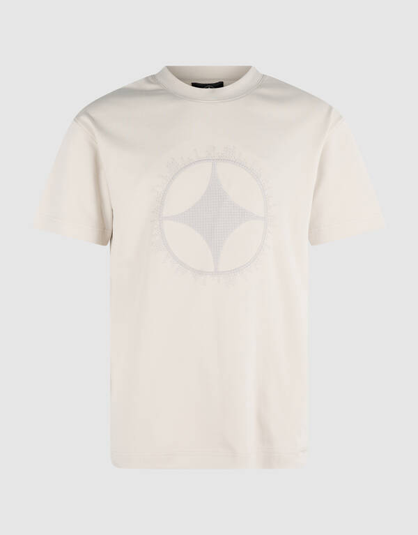 Cross Stitch T-shirt Zand SHOEBY MEN