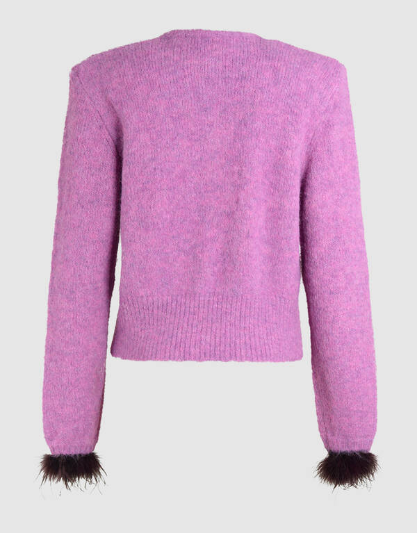 Feather Vest Roze SHOEBY WOMEN