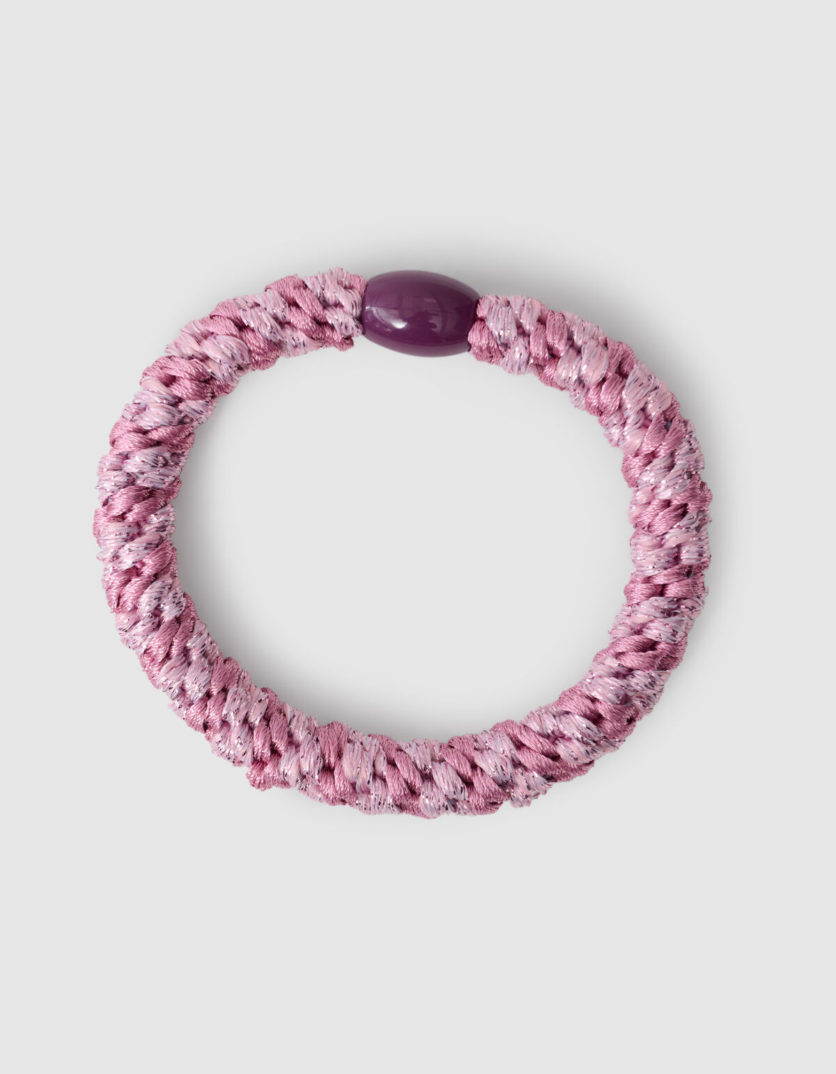 Lurex Haarelastiek Lichtroze SHOEBY ACCESSOIRES