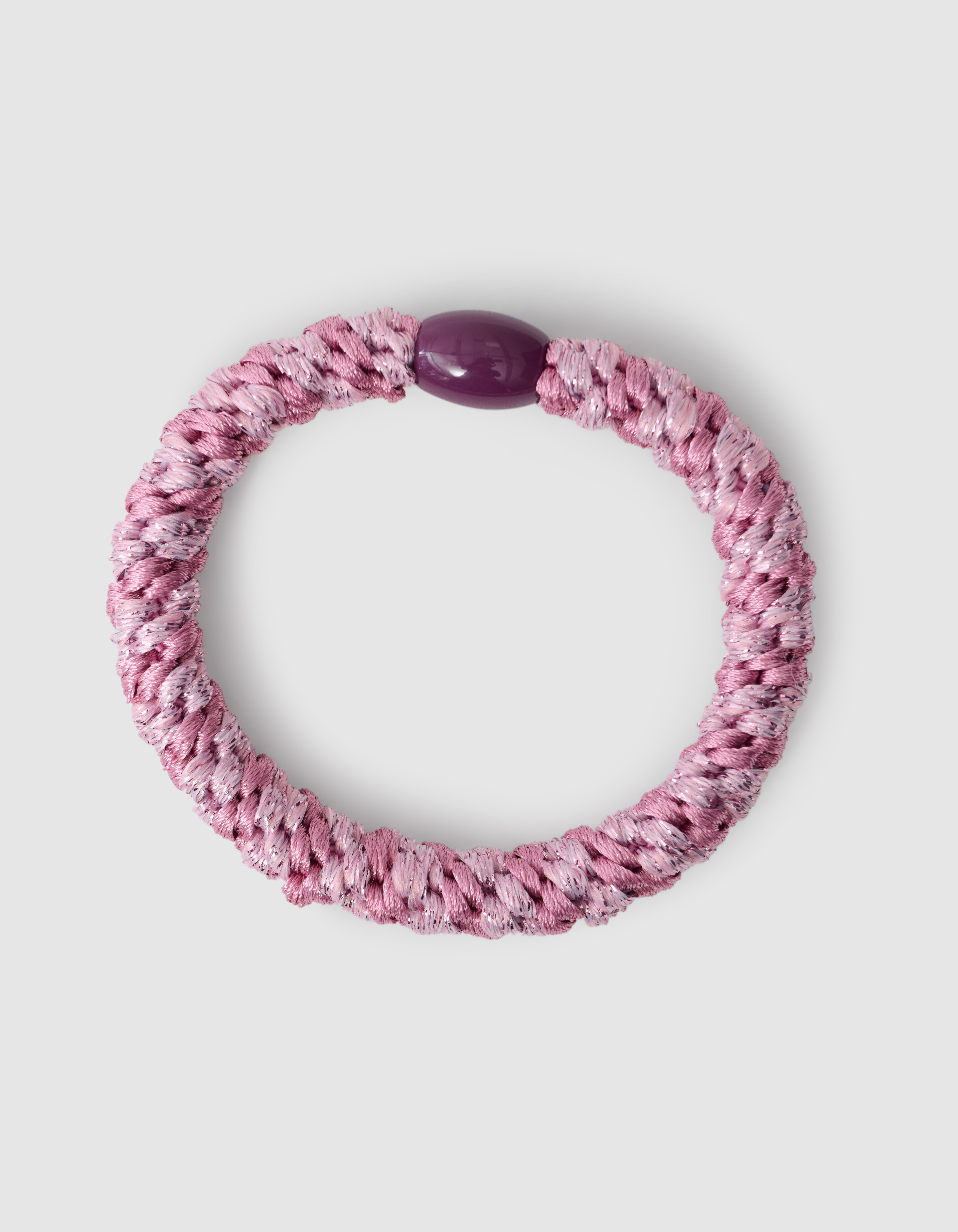 Lurex Haarelastiek Lichtroze SHOEBY ACCESSOIRES