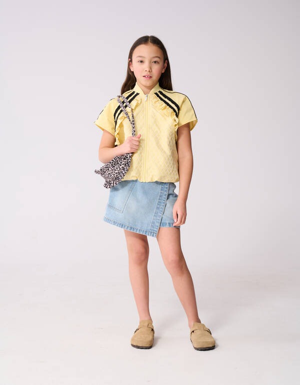 Ruffle Heart Jack Lichtgeel SHOEBY GIRLS