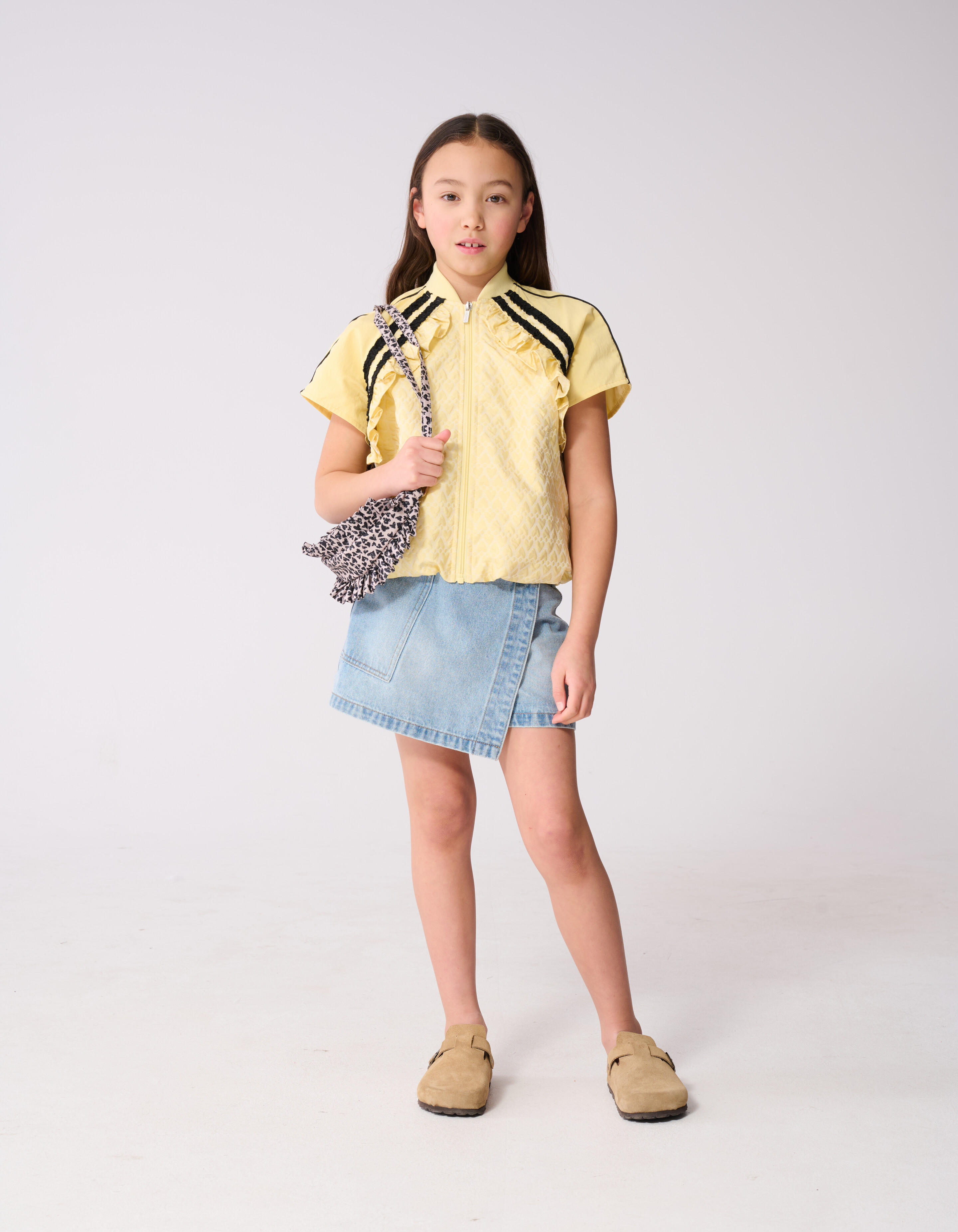 Ruffle Heart Jack Lichtgeel SHOEBY GIRLS