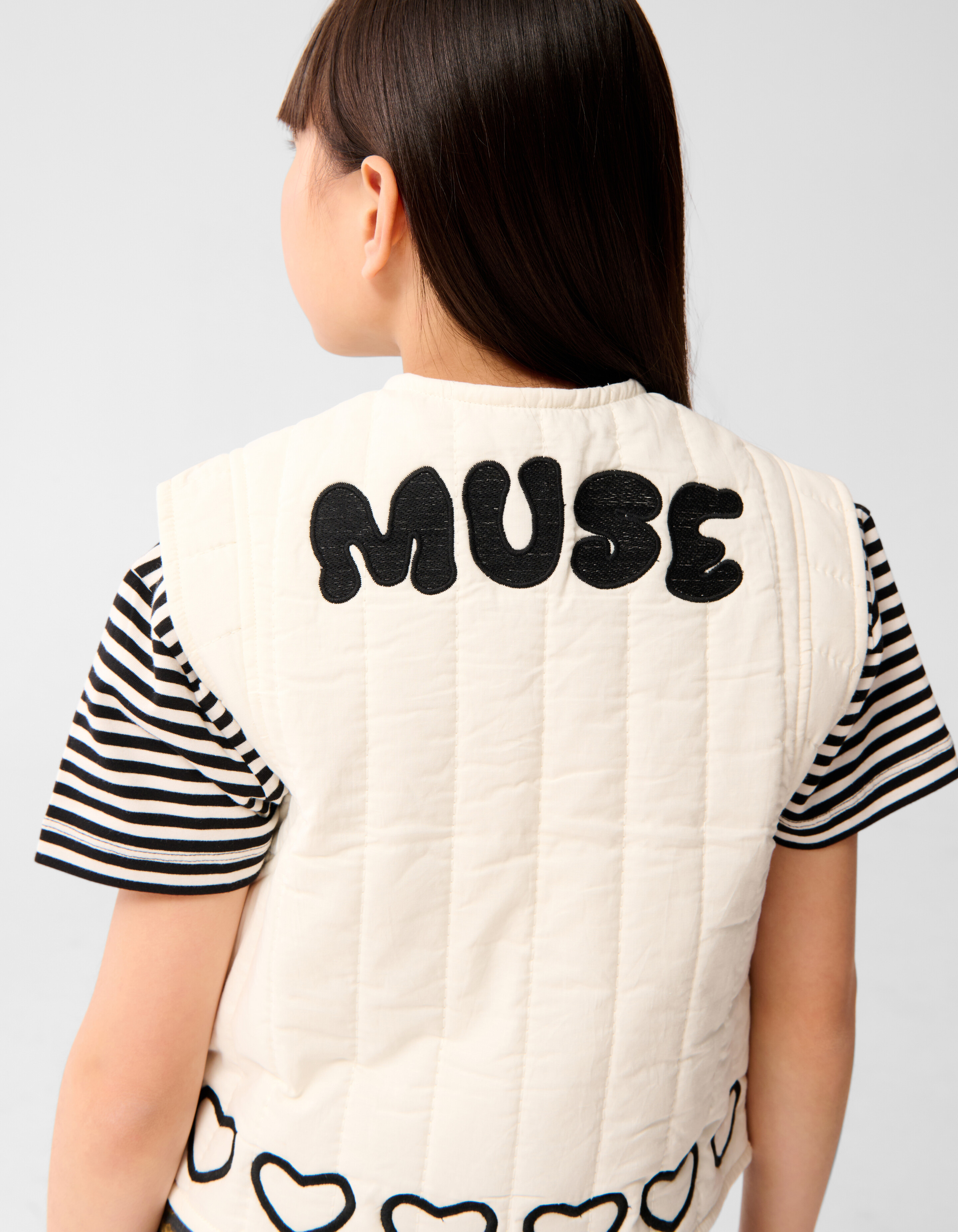 Embroidery Gilet Zwart SHOEBY GIRLS