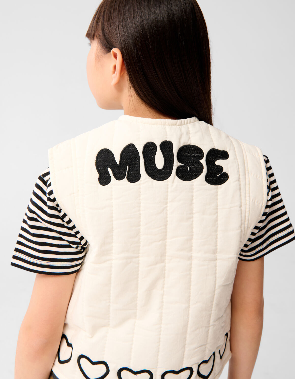 Embroidery Gilet Zwart SHOEBY GIRLS