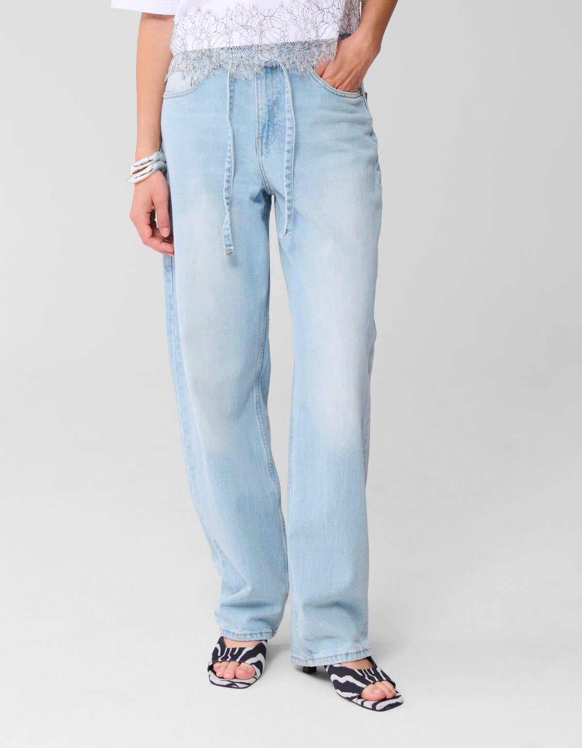 Balloon Fit Jeans Bleached SHOEBY WOMEN