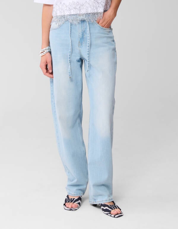 Balloon Fit Jeans Bleached SHOEBY WOMEN