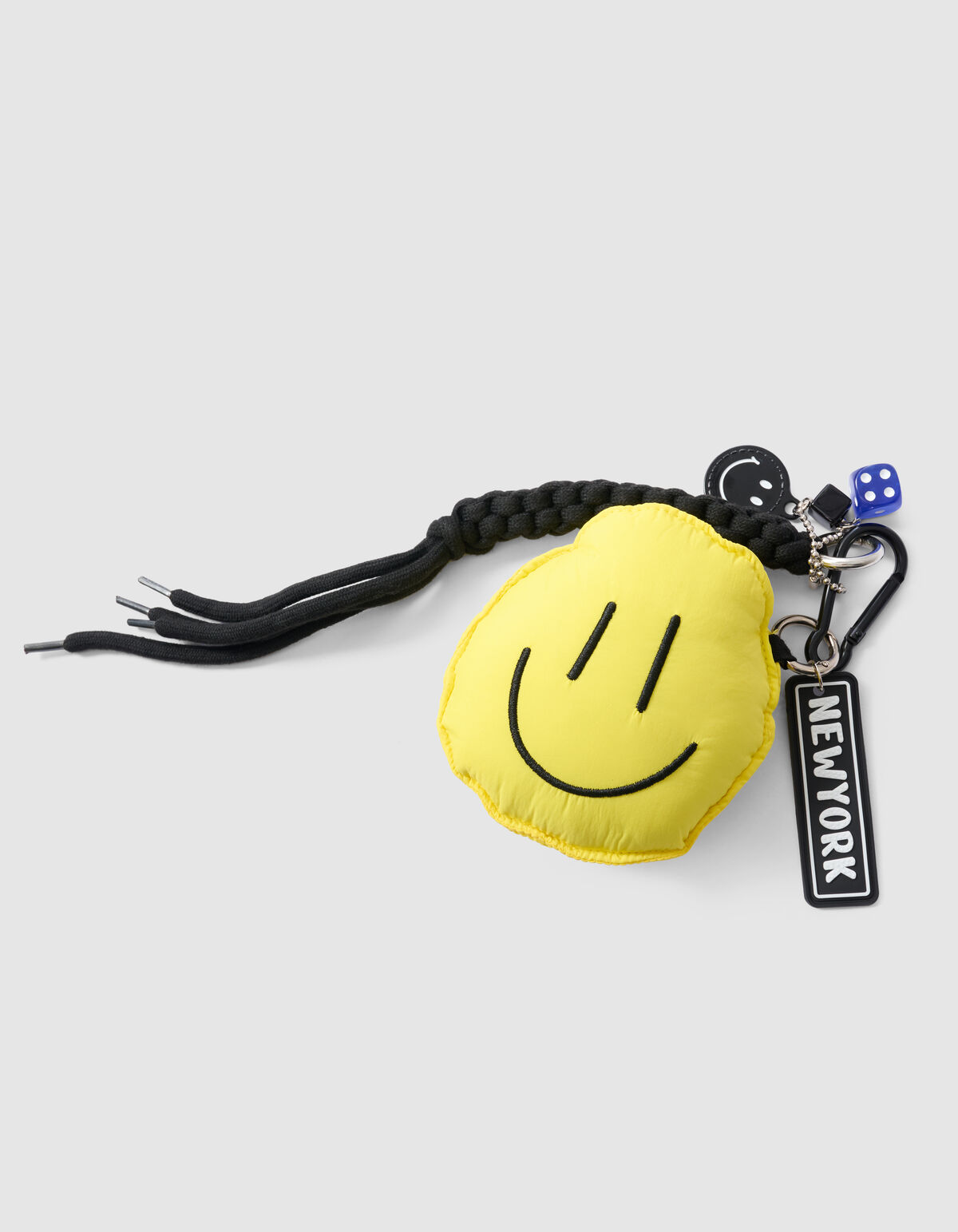 Smiley Sleutelhanger Geel SHOEBY ACCESSOIRES
