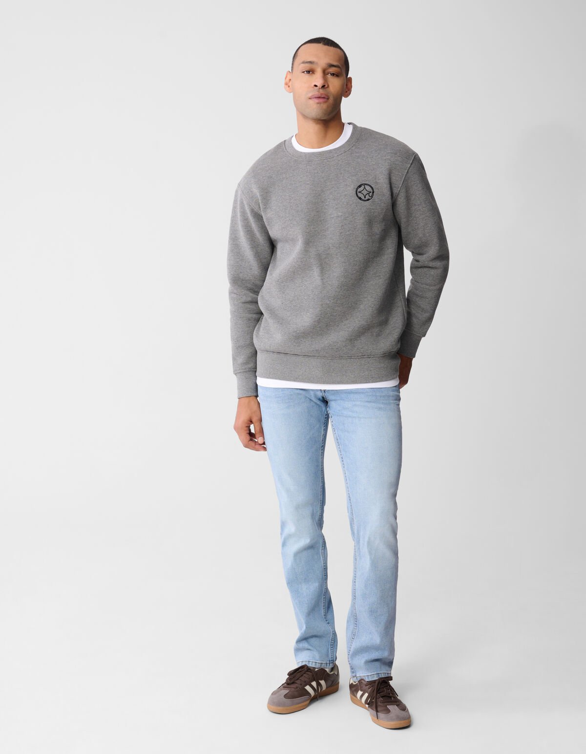 Straight Fit Light Jeans Bleached L32 SHOEBY MEN