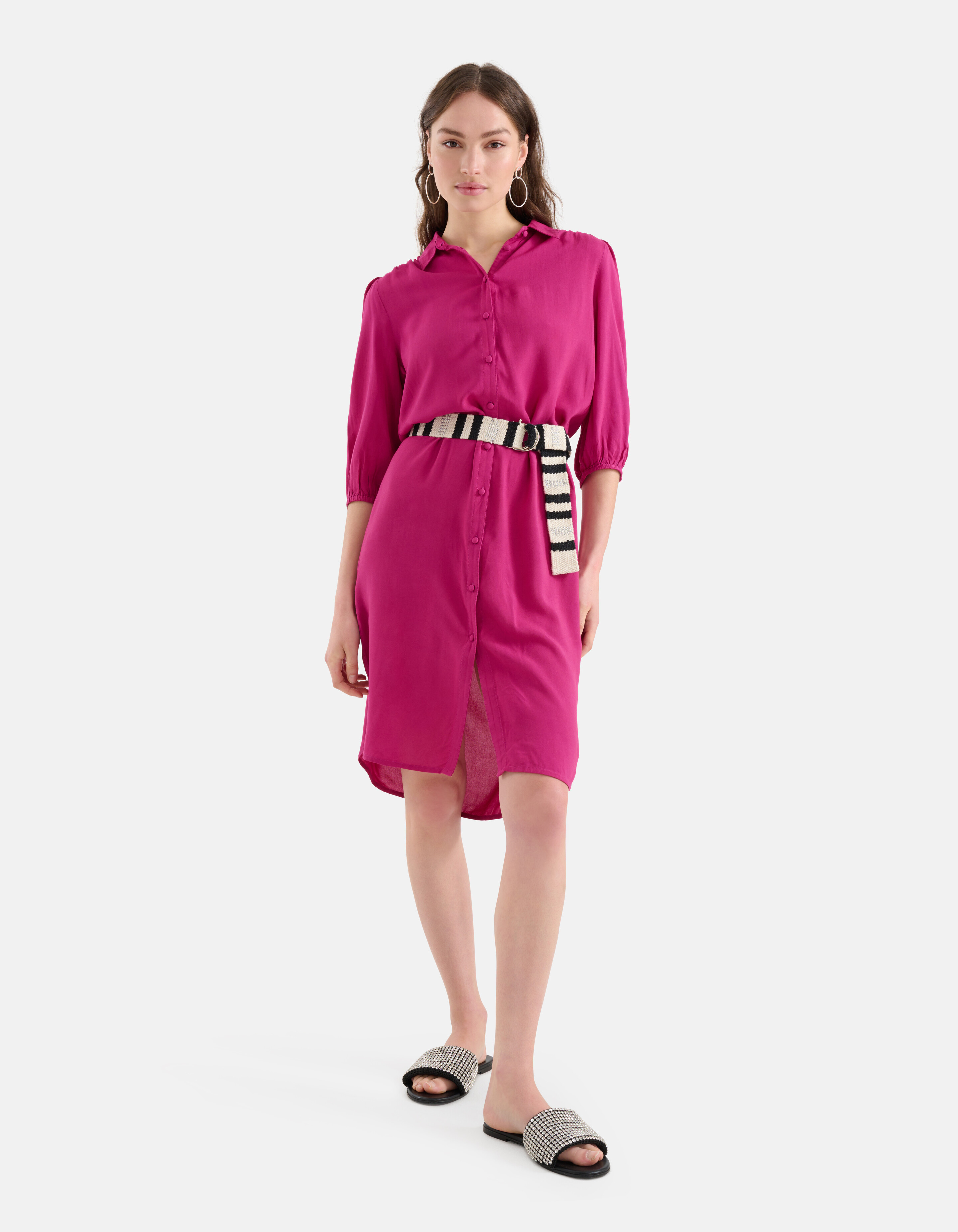 Midi Jurk Roze SHOEBY WOMEN