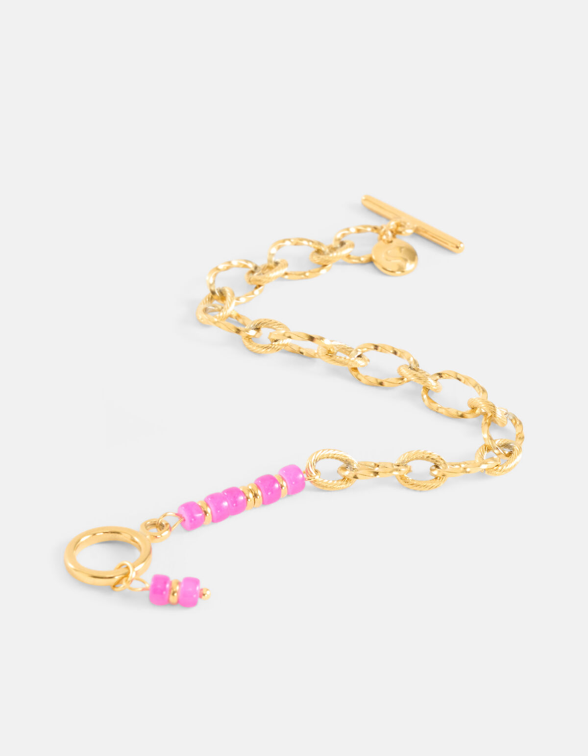 Beaded Chain Armband Goud SHOEBY ACCESSOIRES