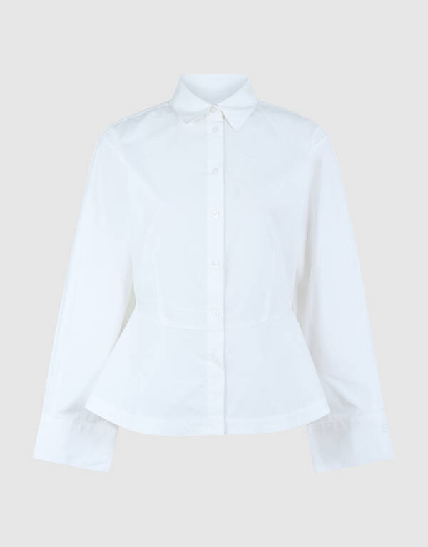 Peplum Blouse Wit SHOEBY WOMEN
