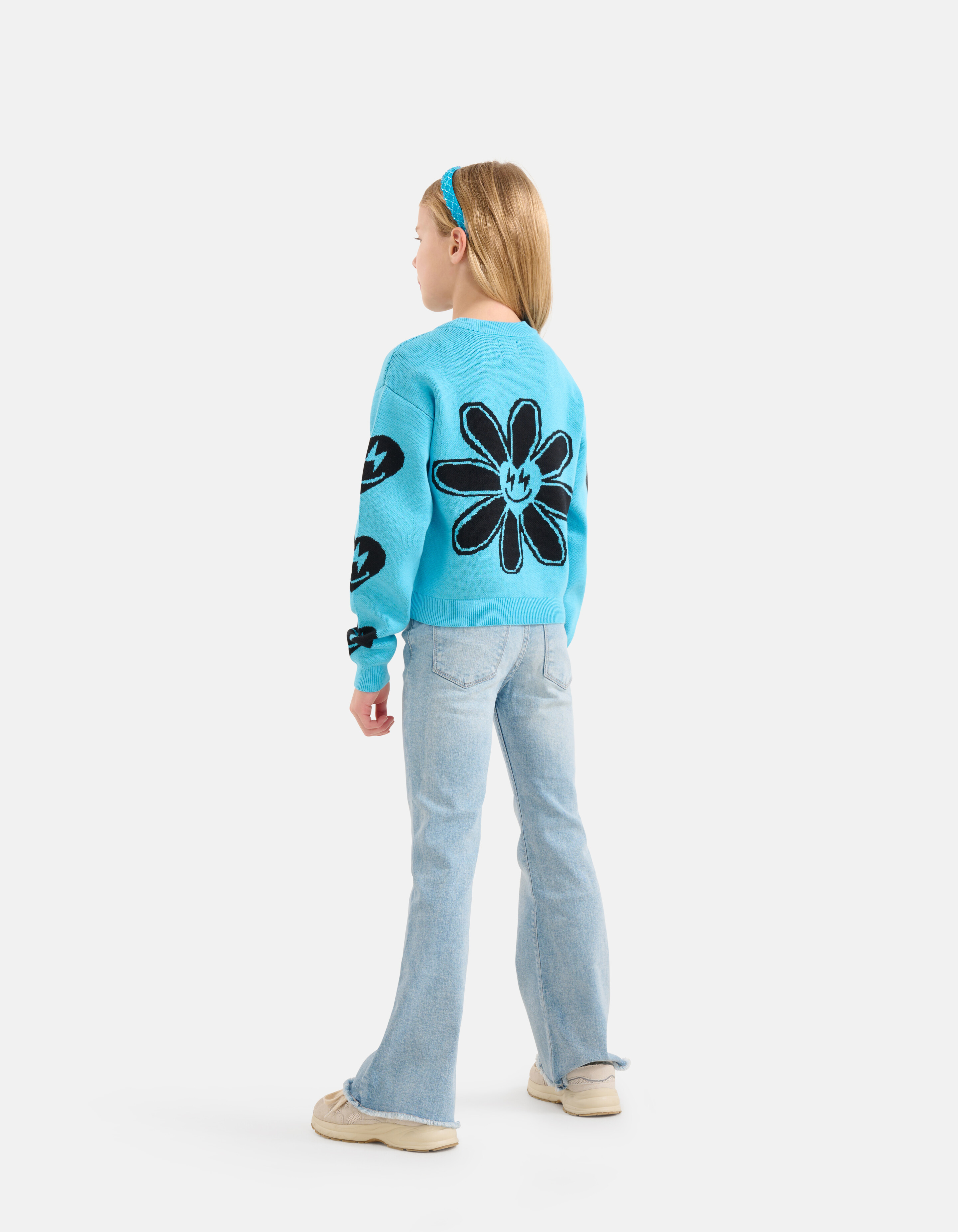 Flared Fit Jeans Bleached SHOEBY GIRLS