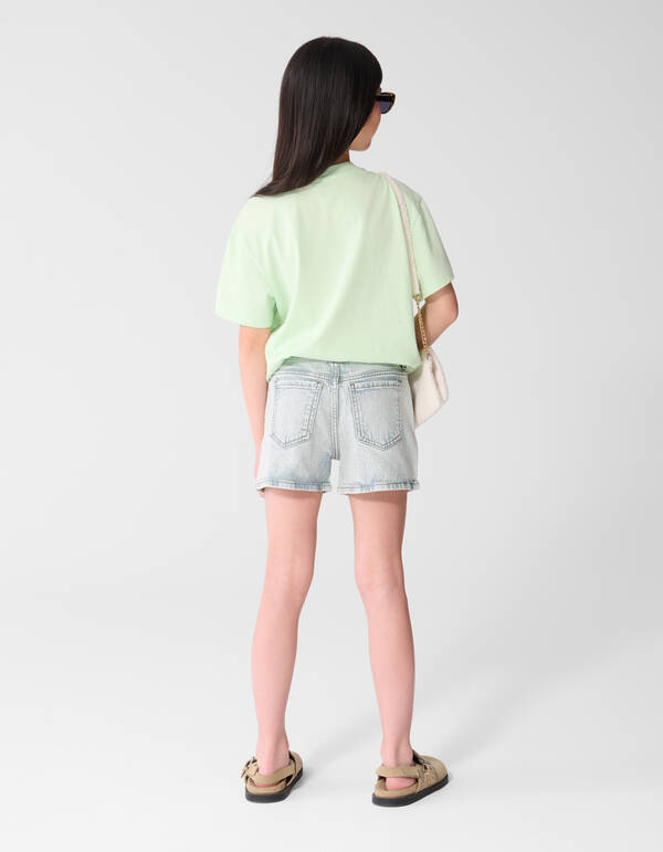 Strass Short Grijs SHOEBY GIRLS