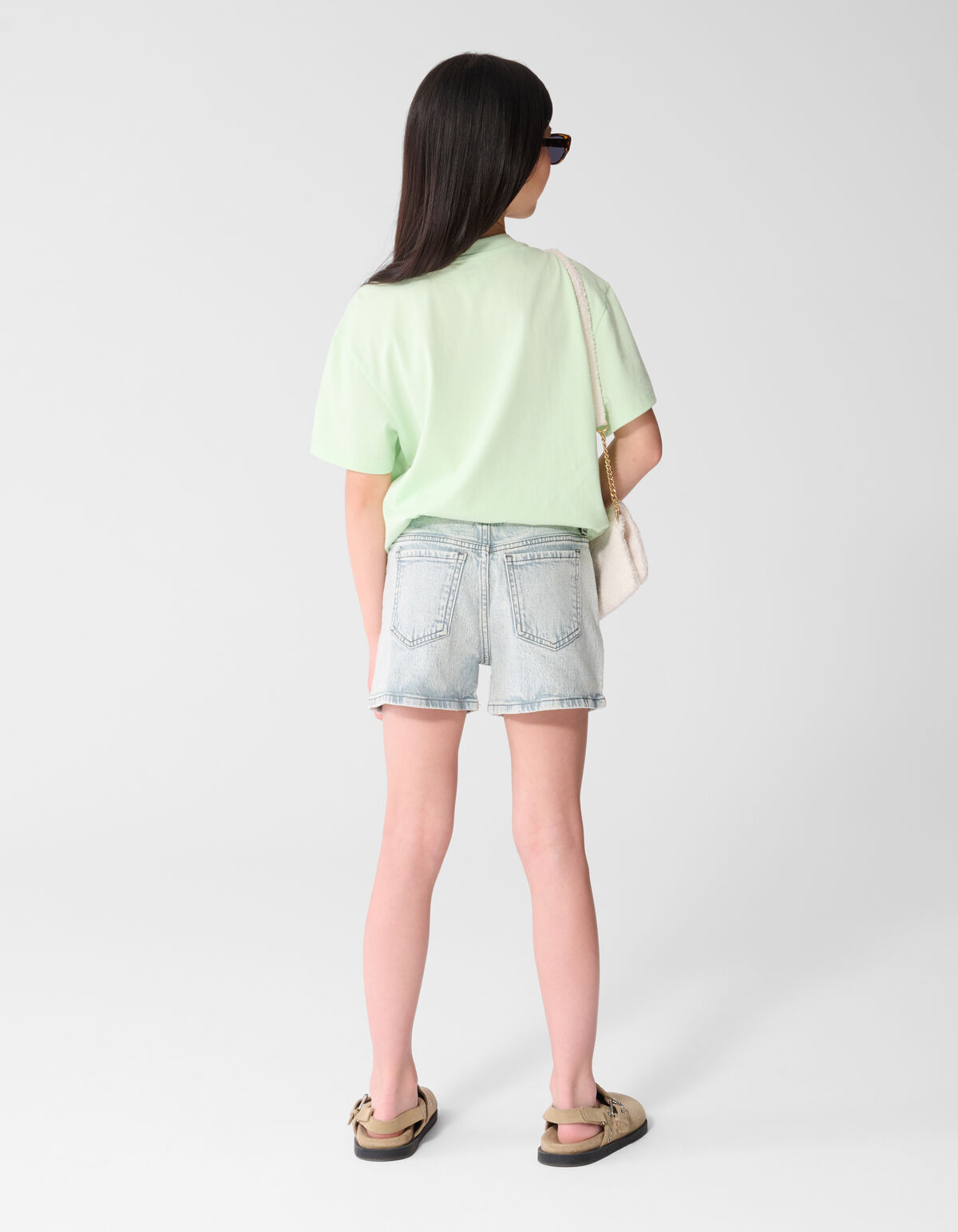 Strass Short Grijs SHOEBY GIRLS