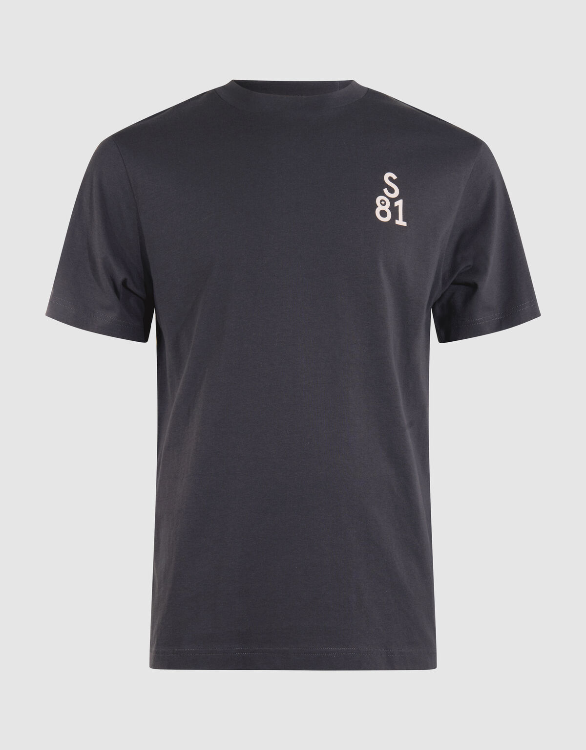 Line Artwork T-shirt Donkergrijs SHOEBY MEN