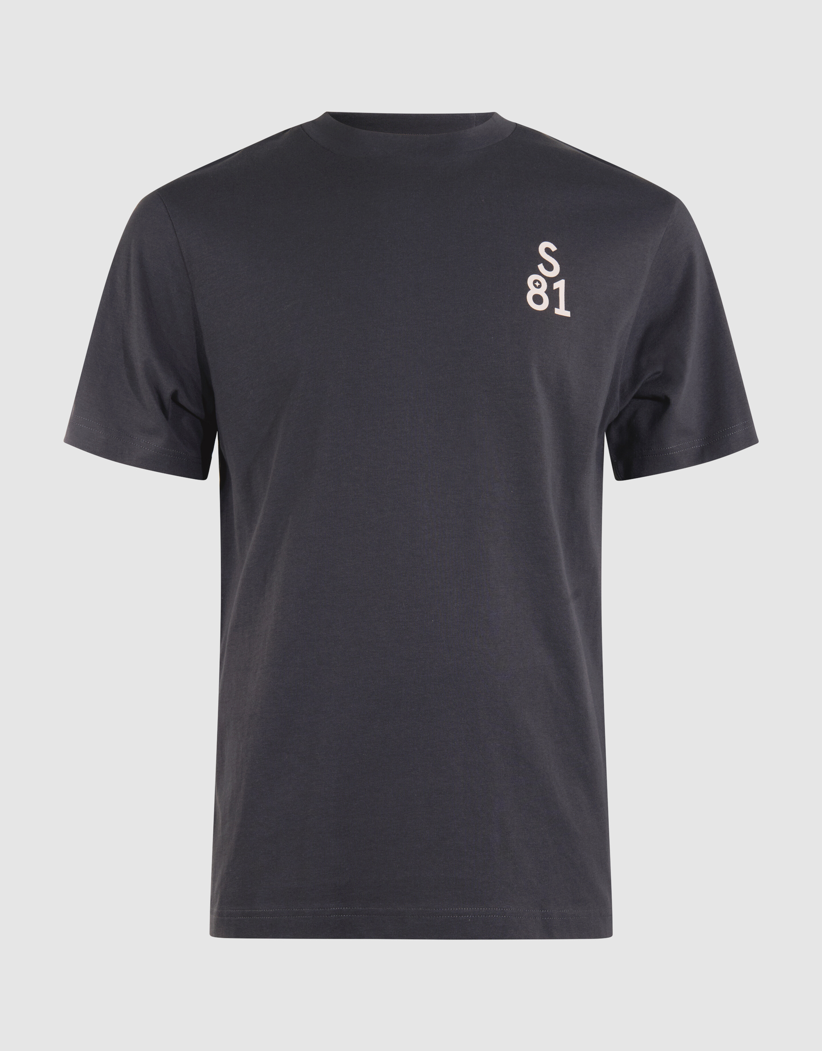 Line Artwork T-shirt Donkergrijs SHOEBY MEN