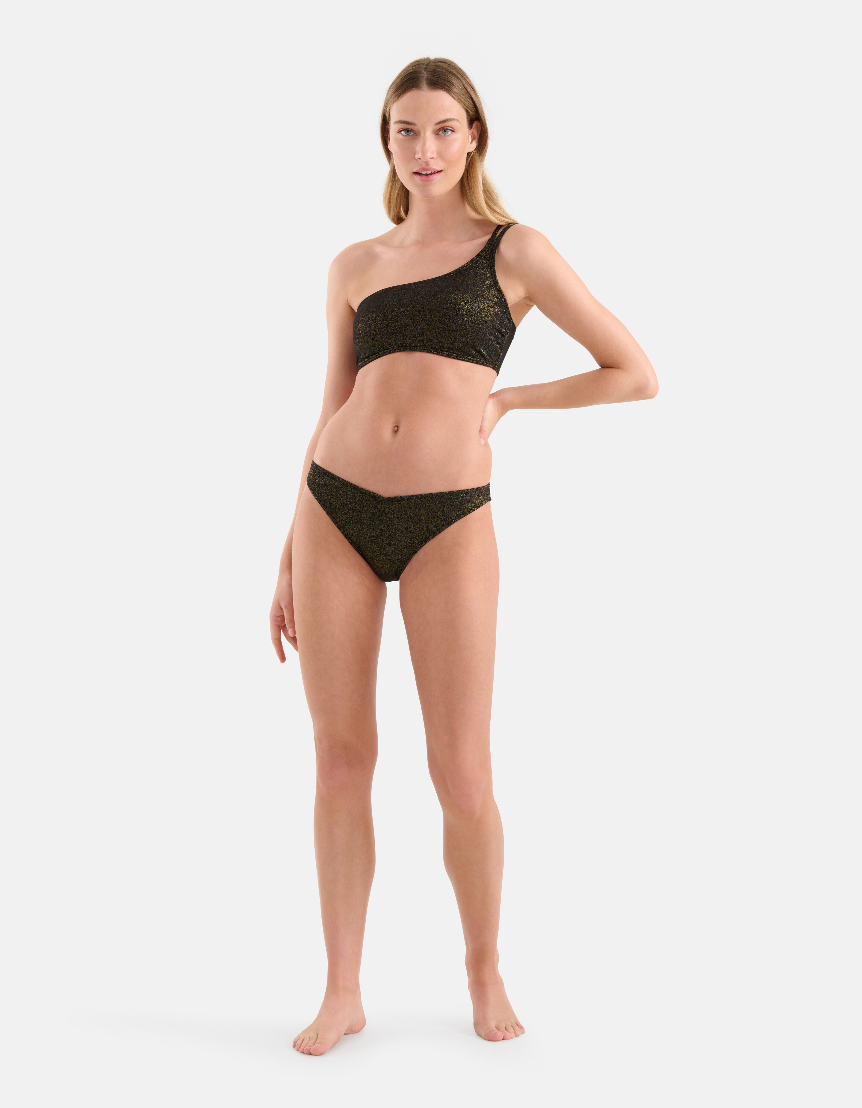 Glitter Bikini Broekje Zwart SHOEBY ACCESSOIRES