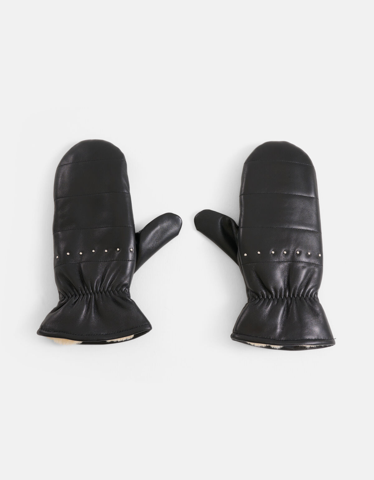 Leren Handschoenen Zwart SHOEBY ACCESSOIRES